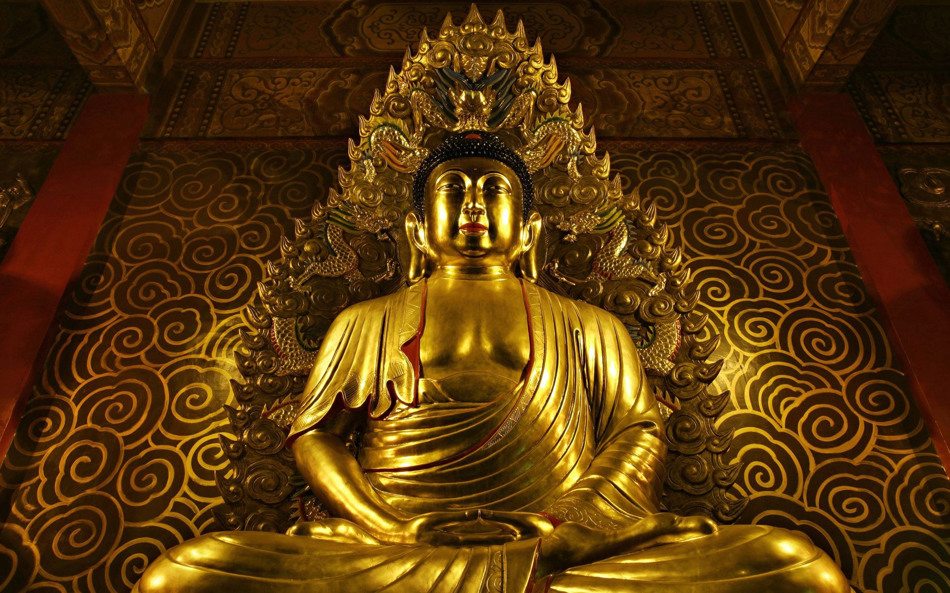 Laden Sie das Verschiedenes, Sonstige, Statuette, Gold, China-Bild kostenlos auf Ihren PC-Desktop herunter
