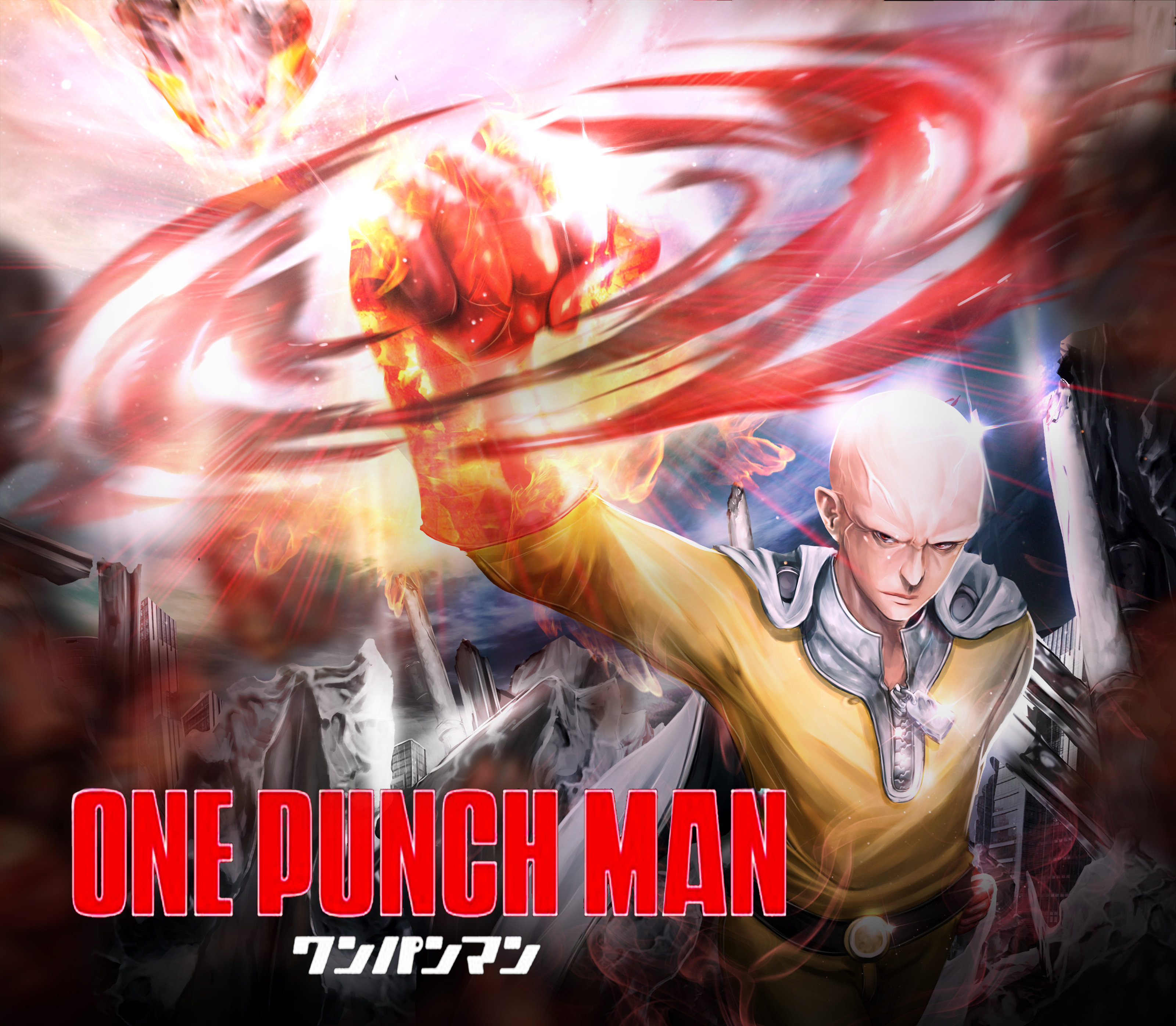 Wallpaper anime, manga, One-Punch Man, Saitama for mobile and