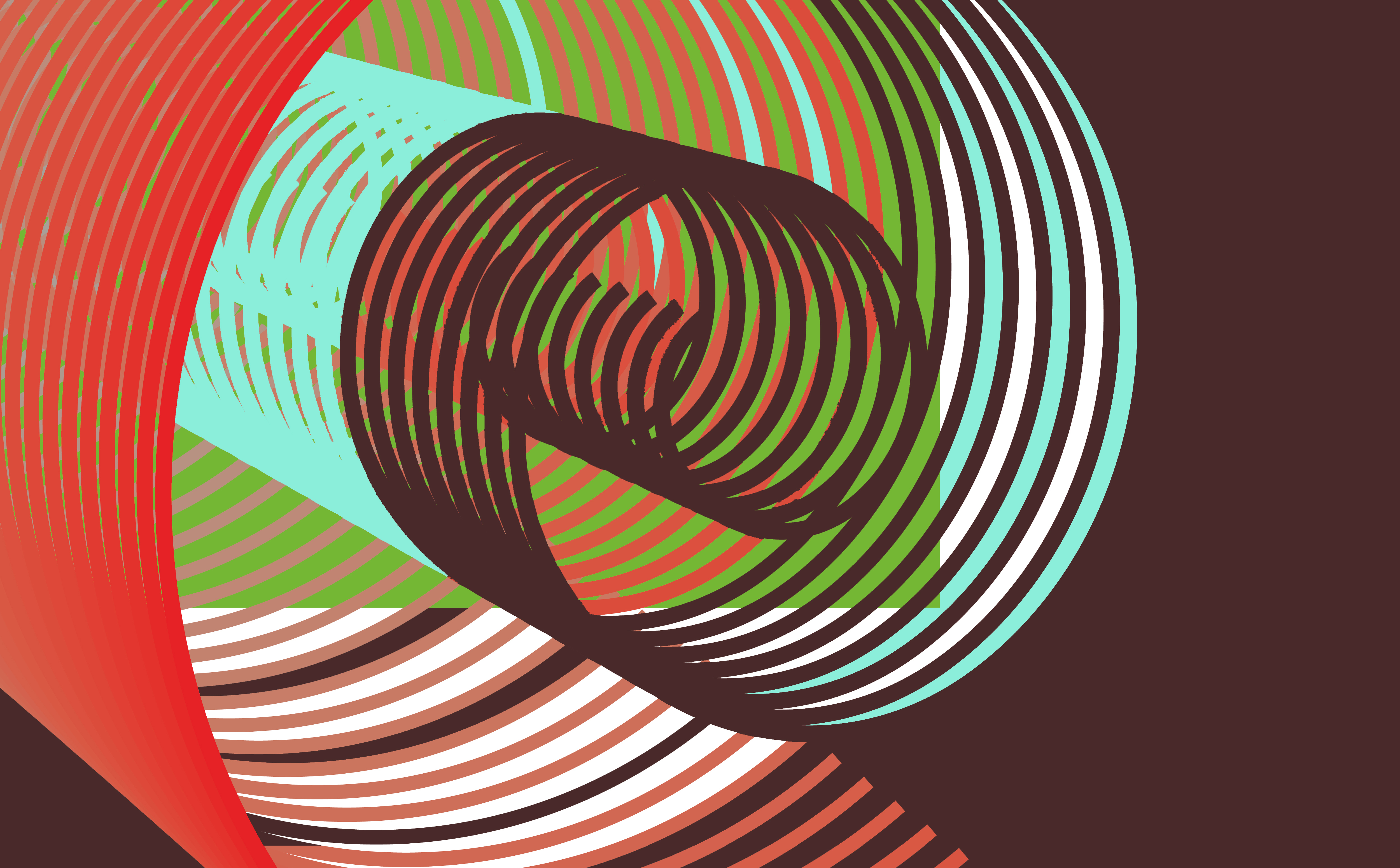 abstract, lines, rotation, colorful, colourful, illusion HD for desktop 1080p
