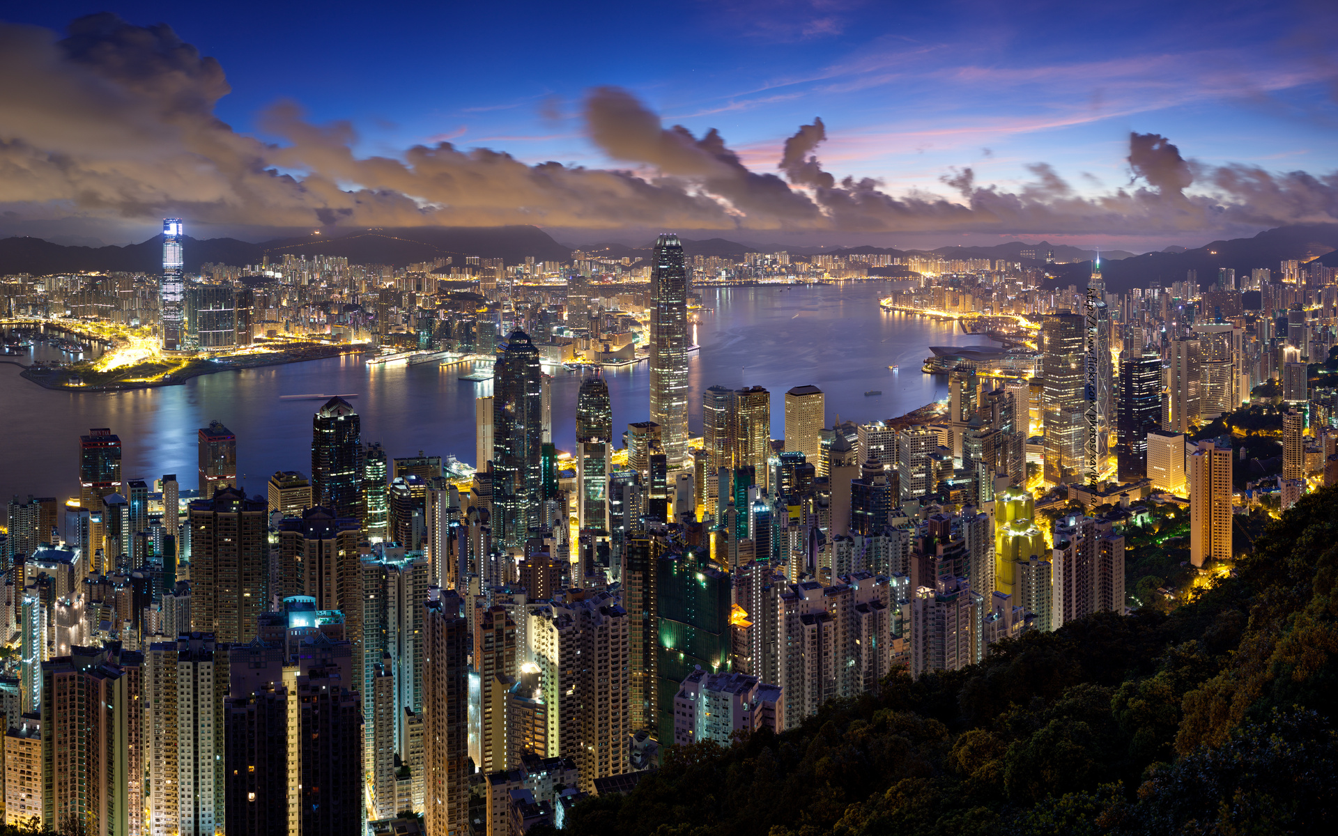 261829壁紙のダウンロードマンメイド, 香港, 都市-スクリーンセーバーと写真を無料で