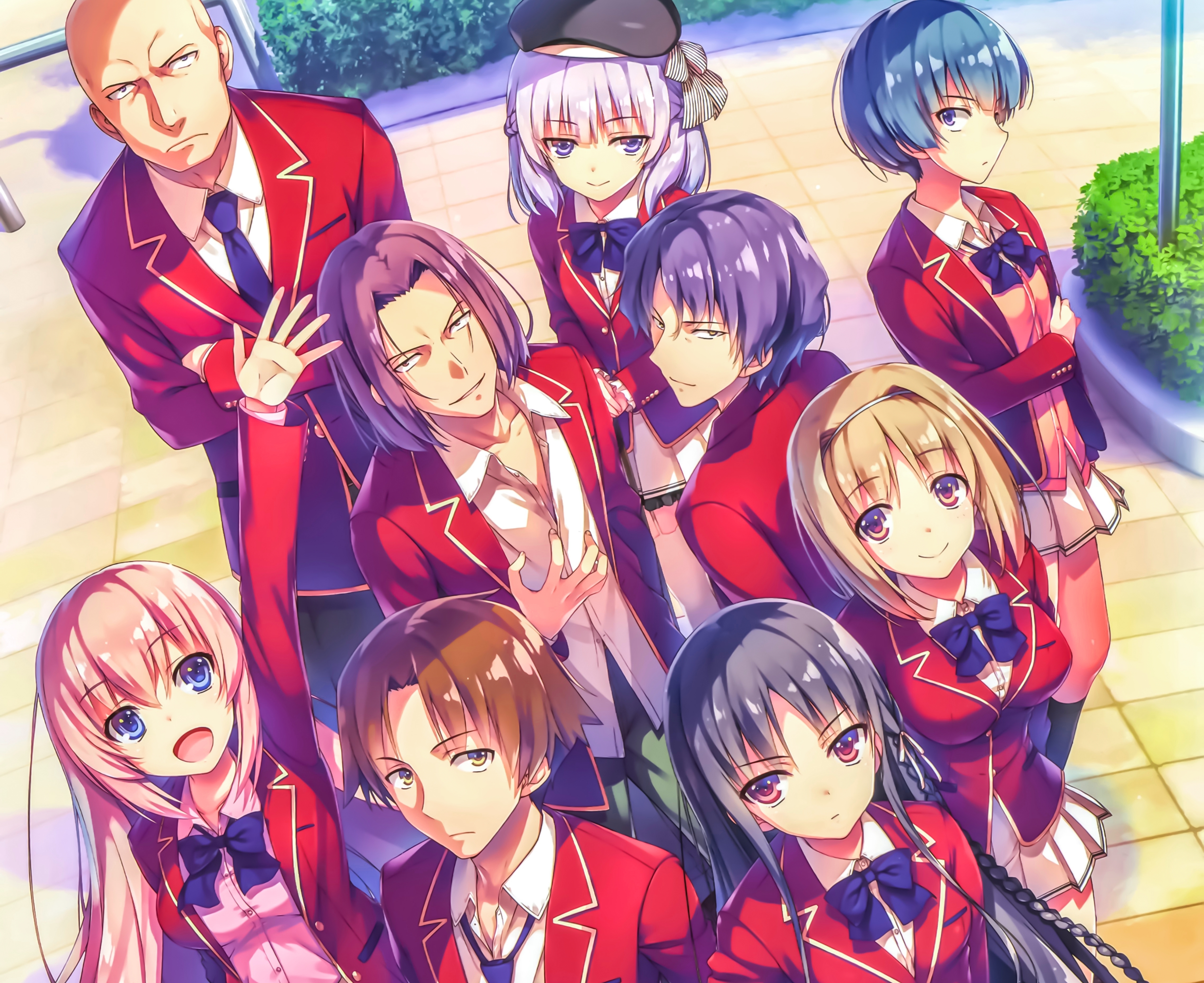 HD wallpaper: Anime, Classroom of the Elite, Kiyotaka Ayanokōji, Suzune  Horikita