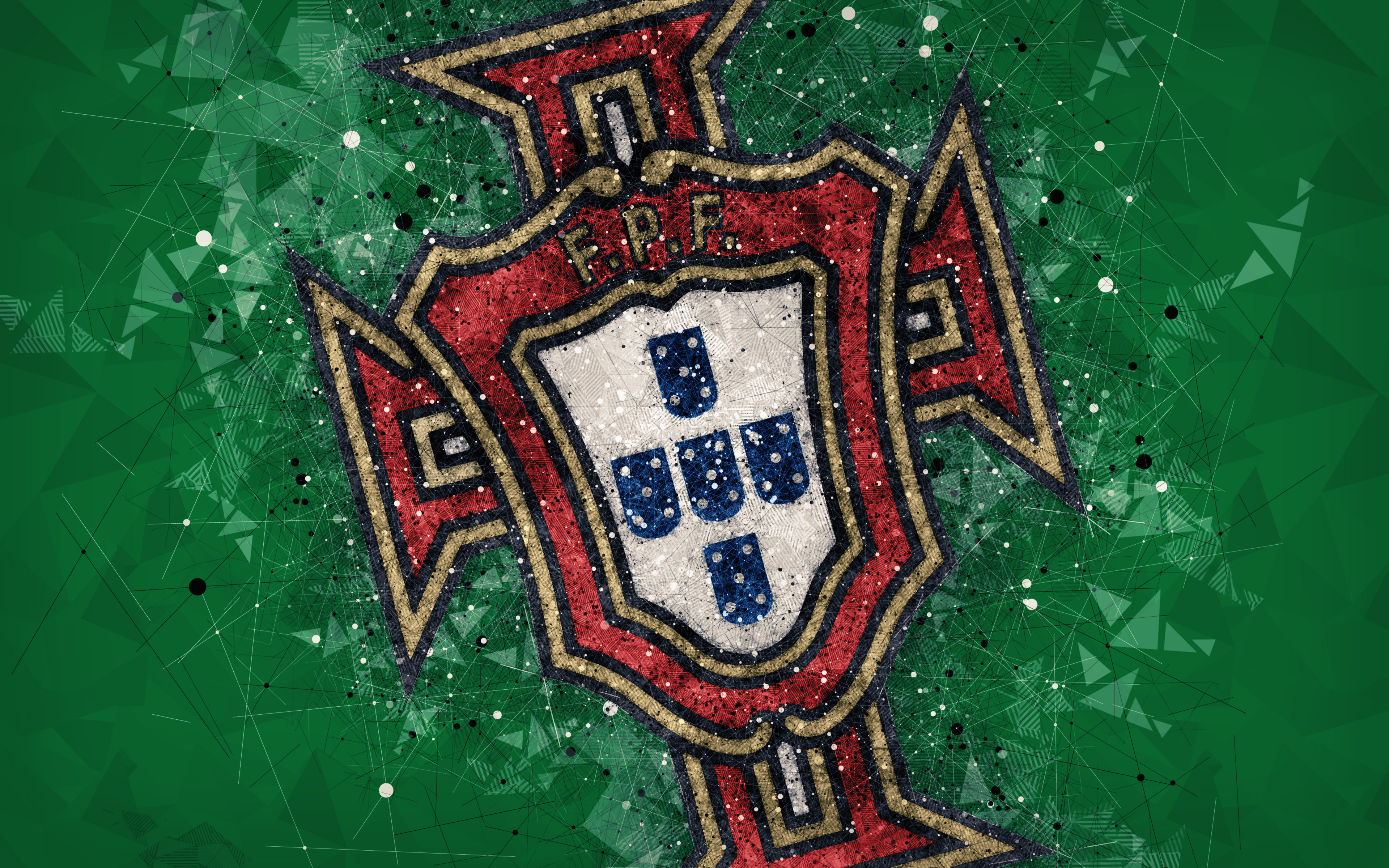 451879 завантажити шпалери спорт, збірна португалії з футболу, емблема, логотип, португалія, футбол - заставки і картинки безкоштовно