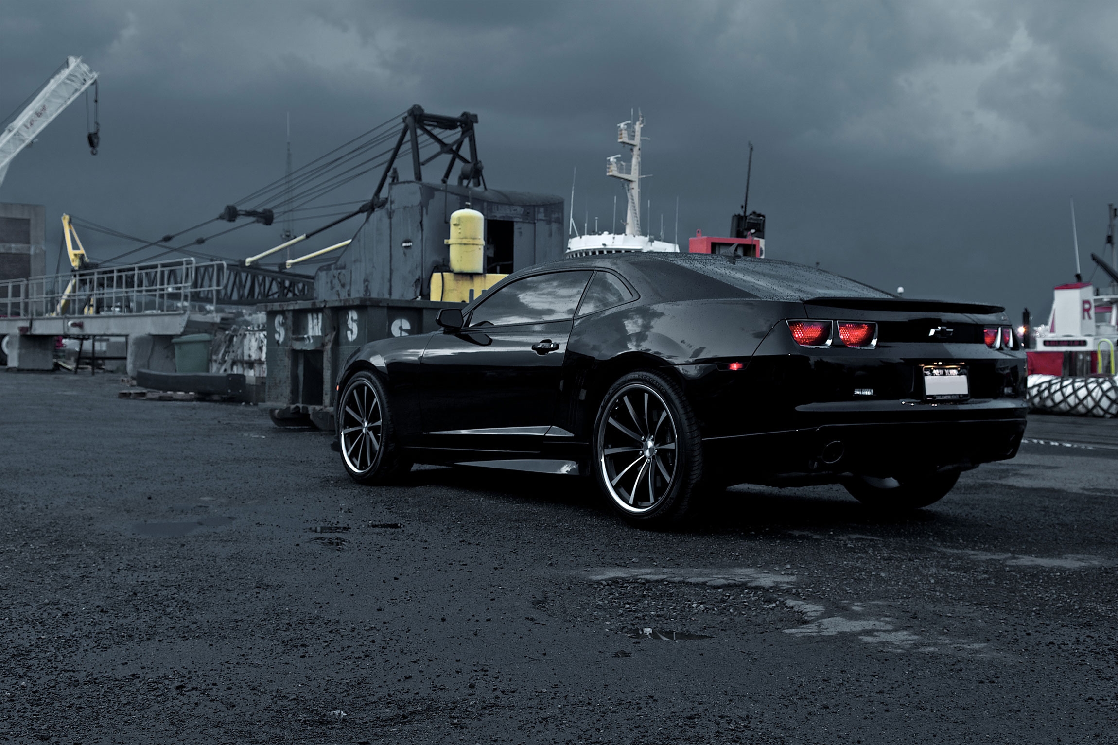 black, cars, auto, chevrolet, camaro HD wallpaper