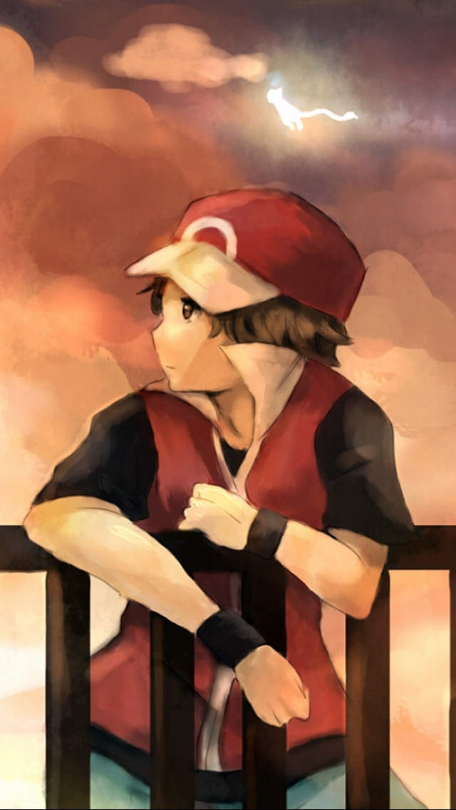 pokemon red iphone wallpaper