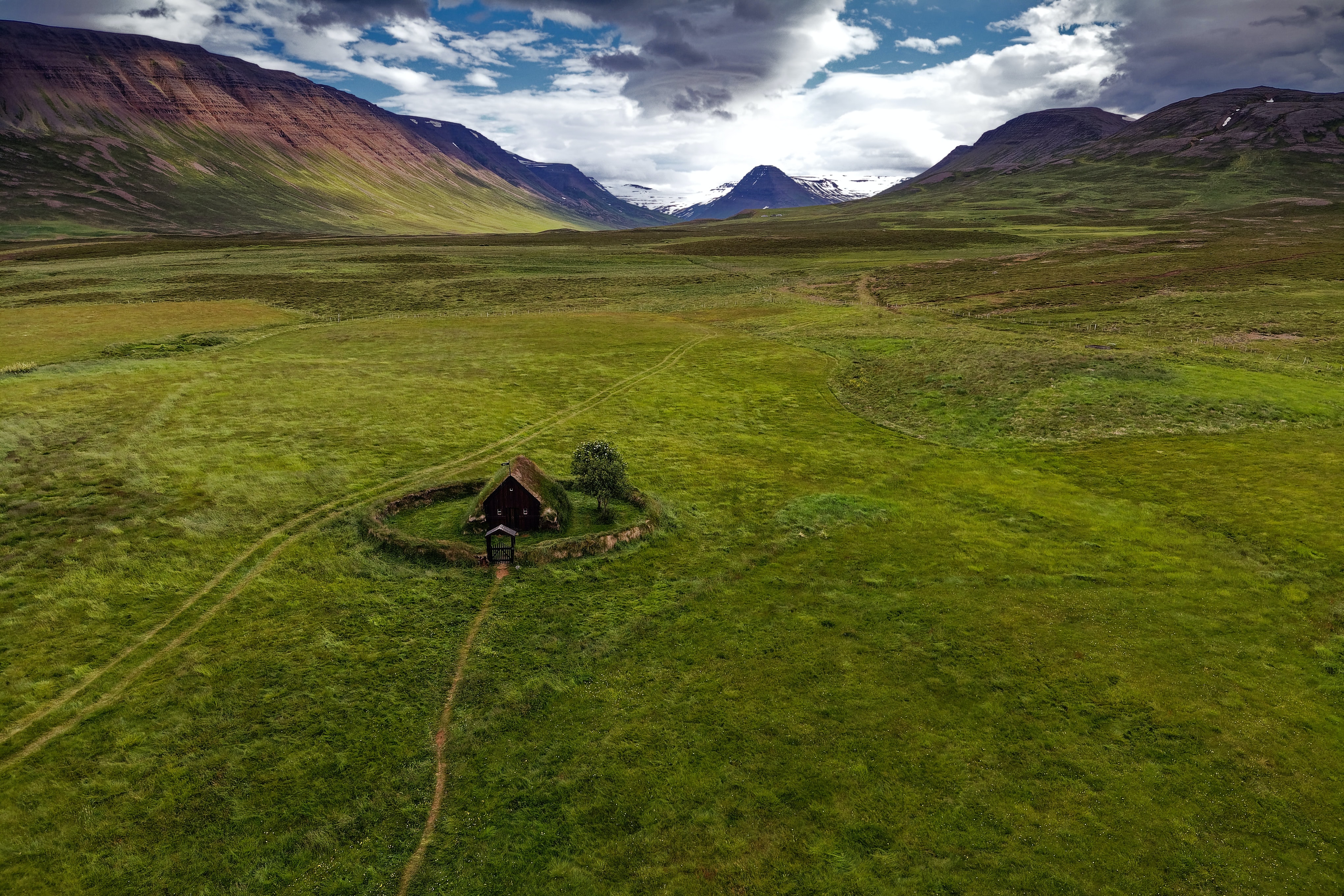 hut, nature, grass, building, rocks, field cellphone