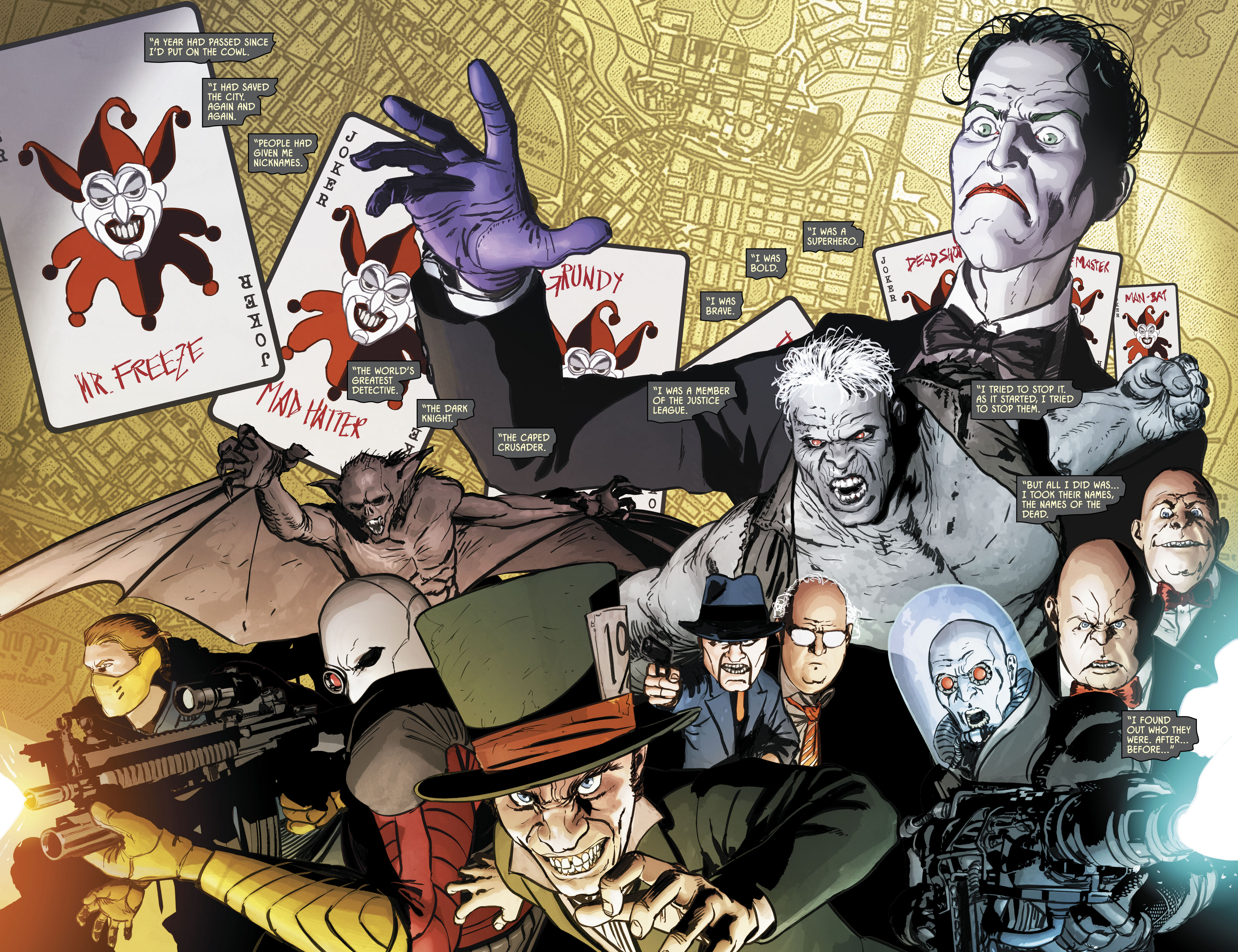 comics, joker, batman, dc comics, mr freeze (dc comics), scarecrow (batman) Full HD