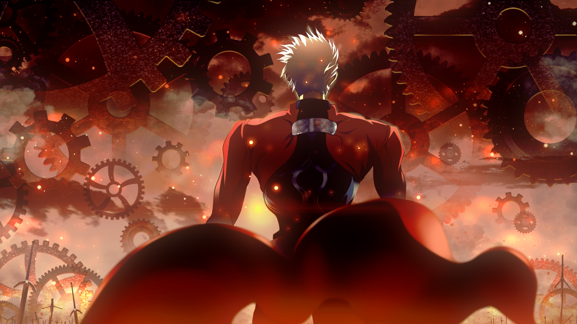 fate series, anime, fate/stay night: unlimited blade works, archer (fate/stay night)