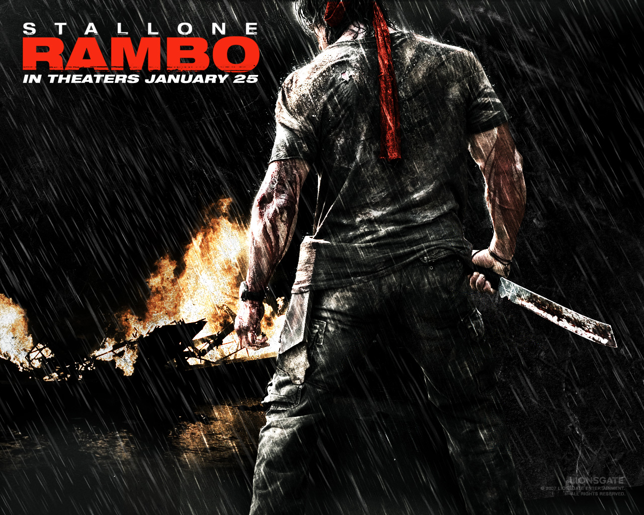 Rambo Vertical Background