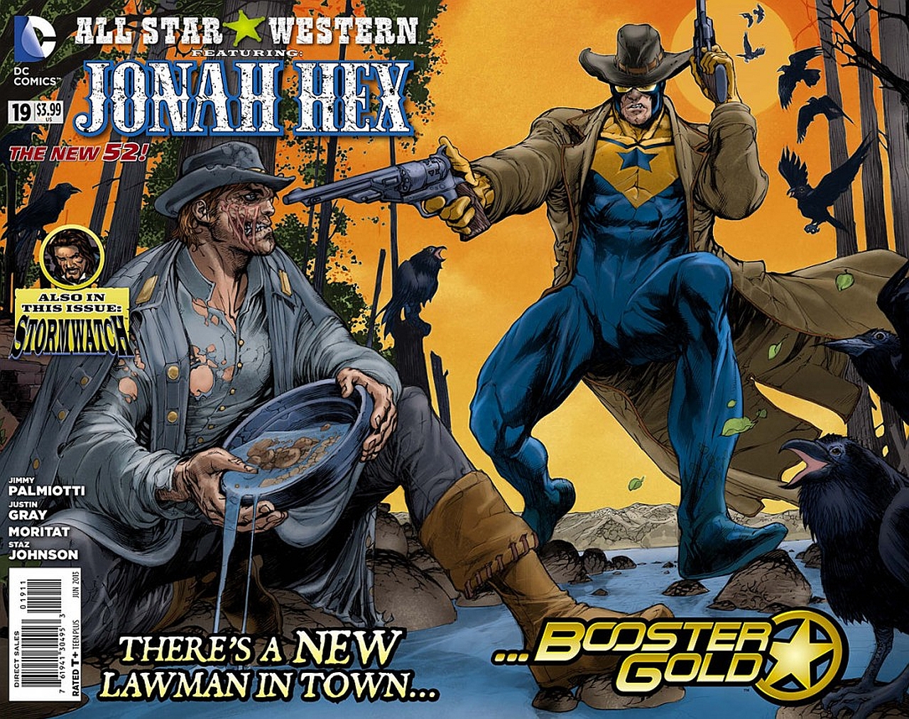 comics, all star western, booster gold, jonah hex