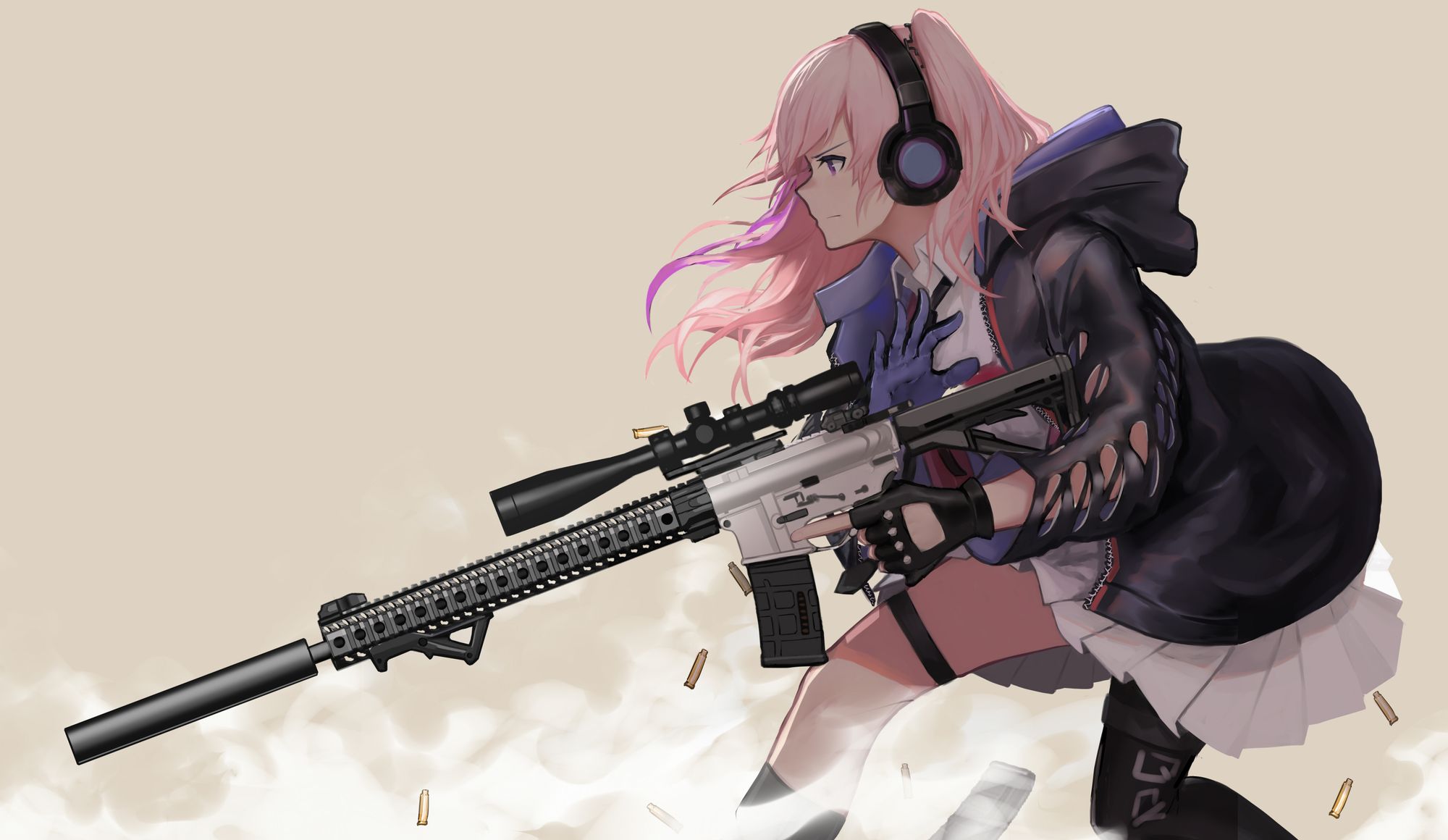 Ar girl. Ар 15 герлз Фронтлайн. Снайпер герлз Фронтлайн. Girls Frontline St ar 15 Boss. Герлз Фронтлайн АВП.