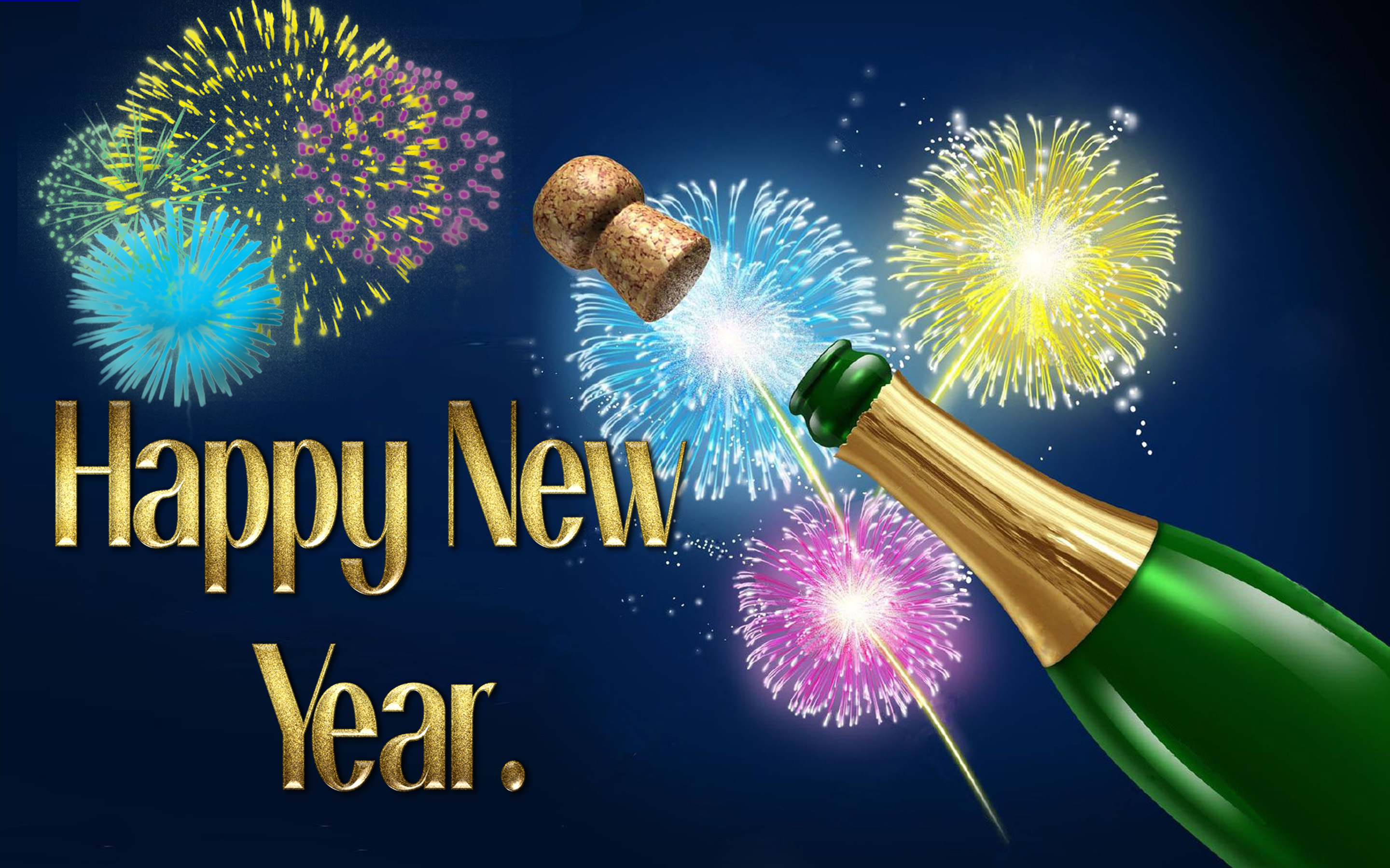 Новый год 2024 день рождения. Шампанское фейерверк. Happy New year картинки. Фейерверк с шампанским. Happy New year обои на рабочий стол.