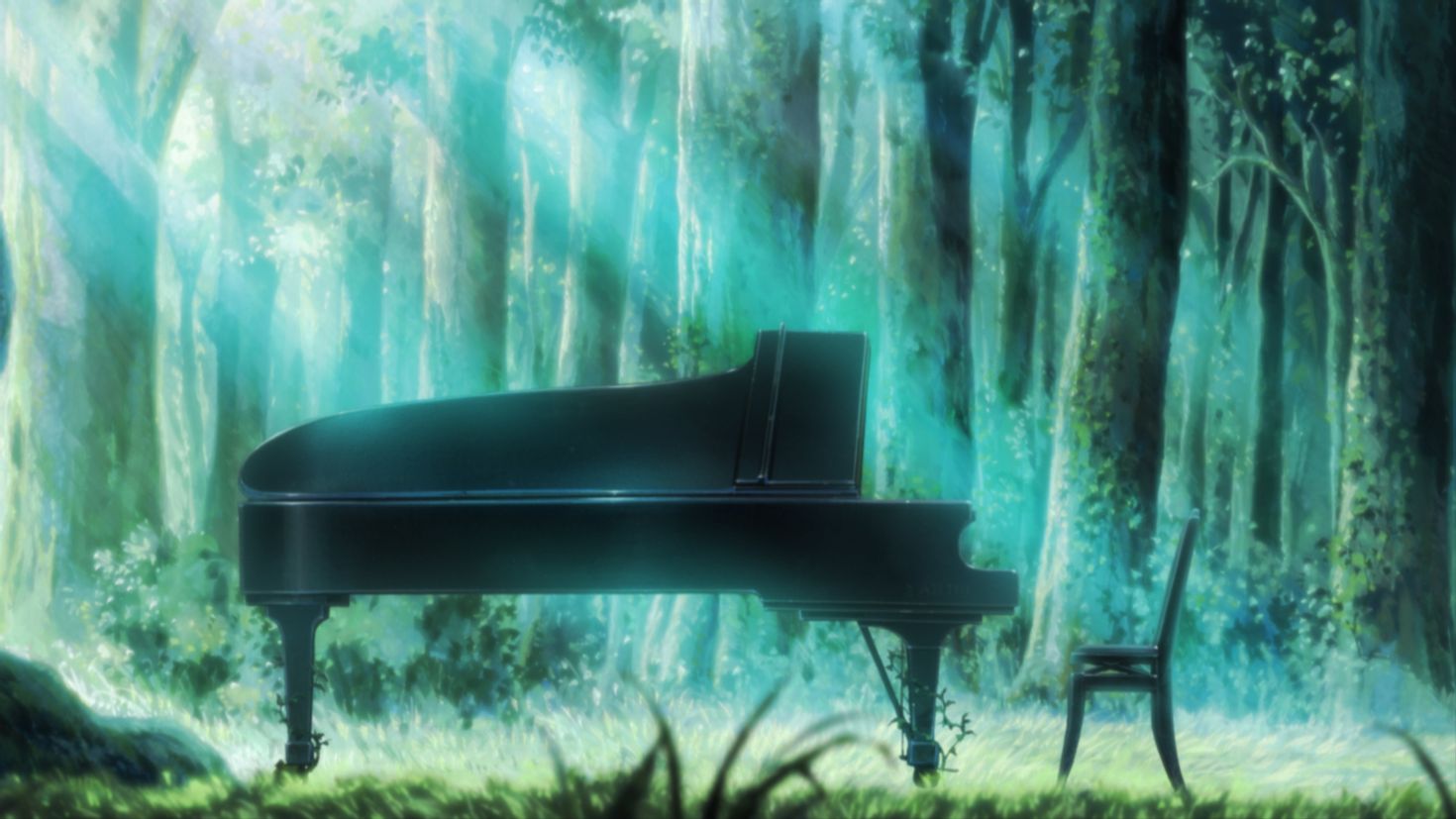 Рояль в лесу аниме