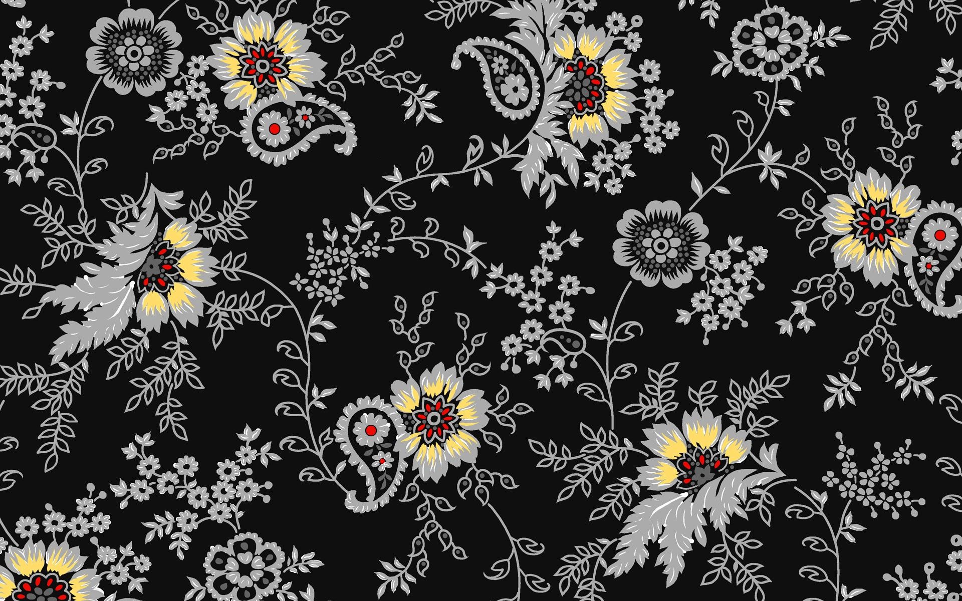 patterns, background, texture, textures, flowers, drawing, picture download HD wallpaper