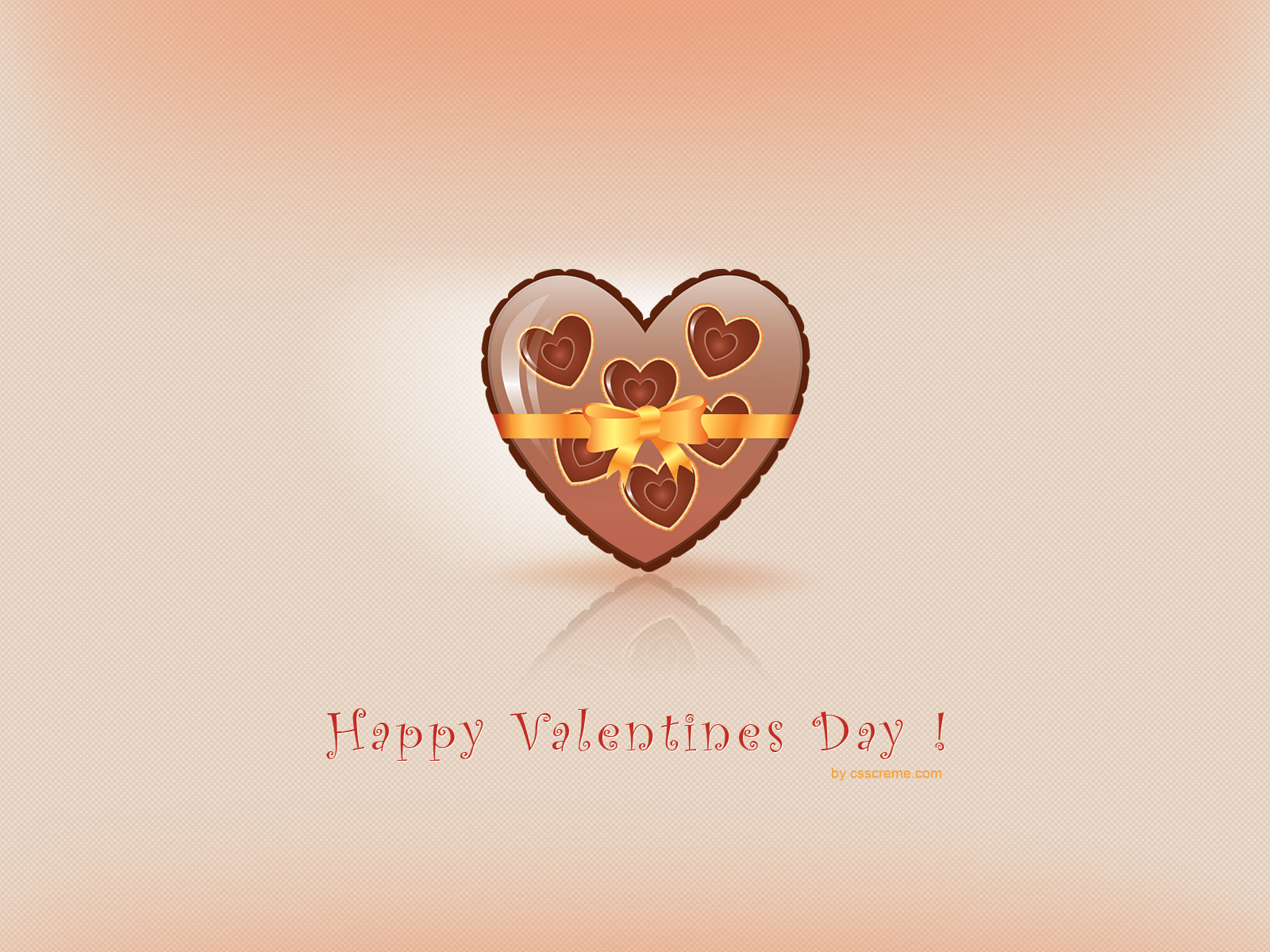 wallpapers holiday, valentine's day, box, candy, heart shaped, ribbon