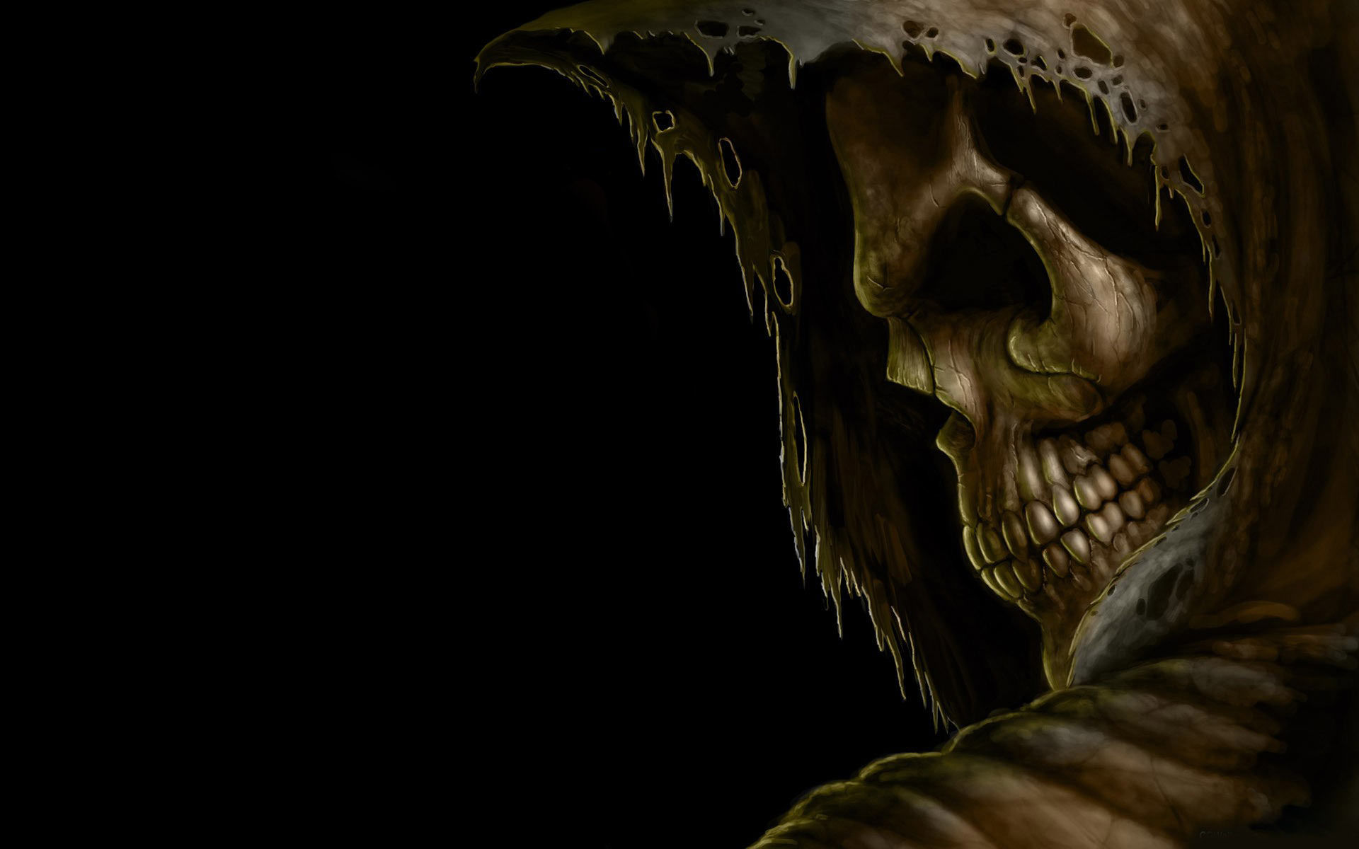 grim reaper, dark Full HD