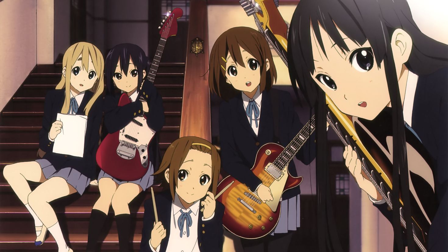 Мио образование. K-on Houkago Live PSP.