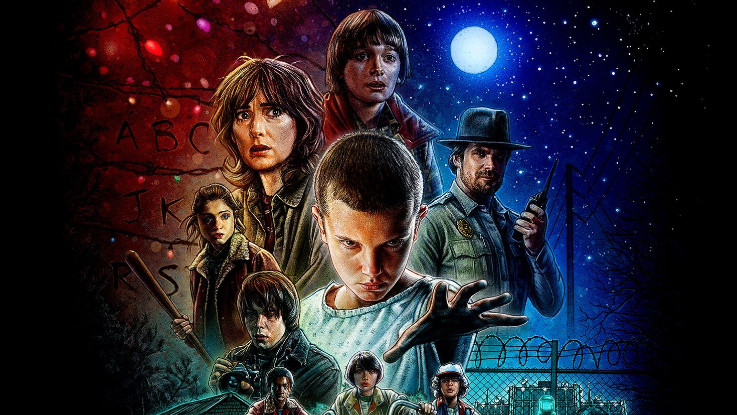 Stranger things with english subtitles. Очень странные дела Нетфликс Постер. Странгер Тингс. Stranger things плакат.