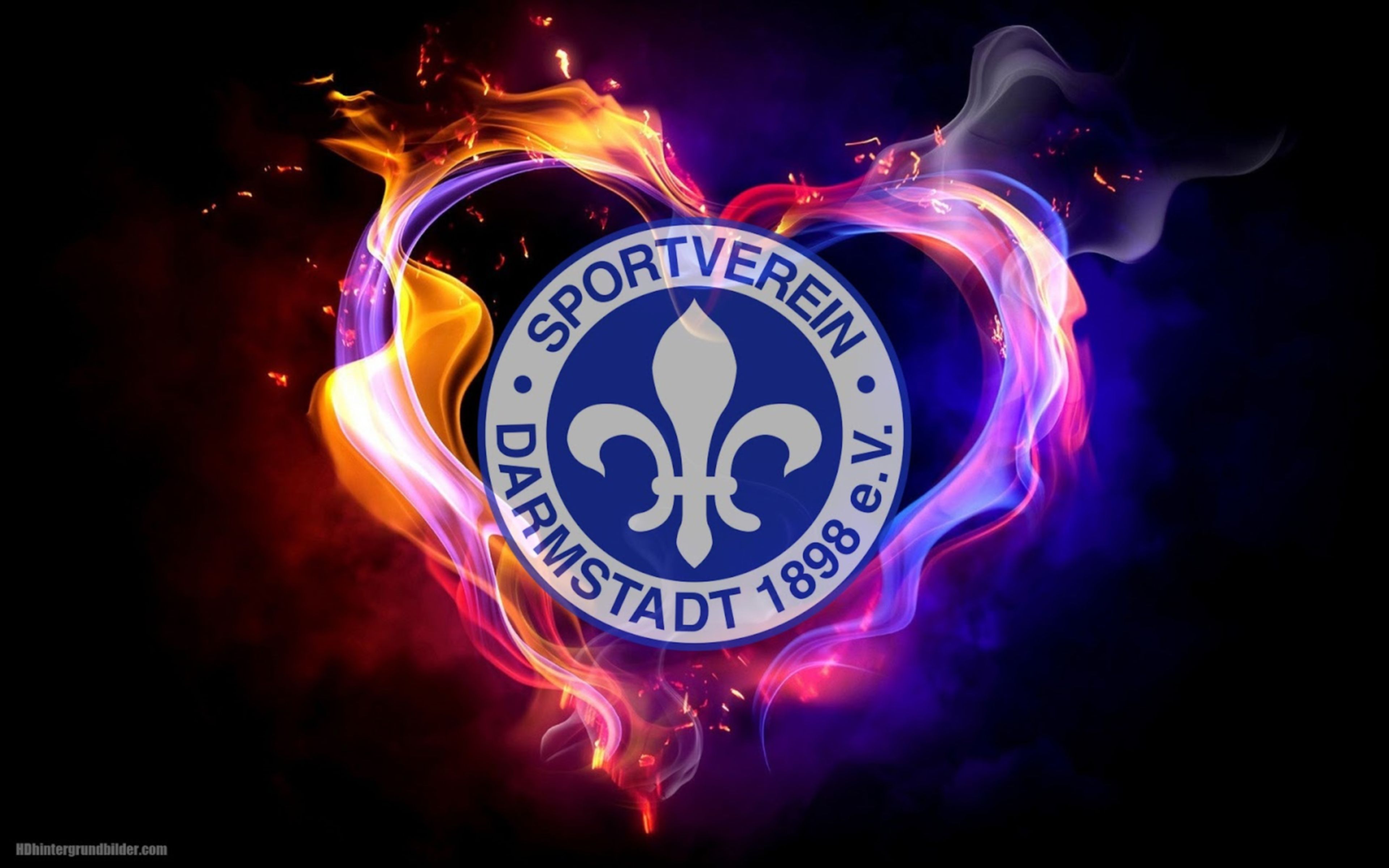 HD desktop wallpaper: Sports, Logo, Emblem, Soccer, Sv Darmstadt 98  download free picture #1507676