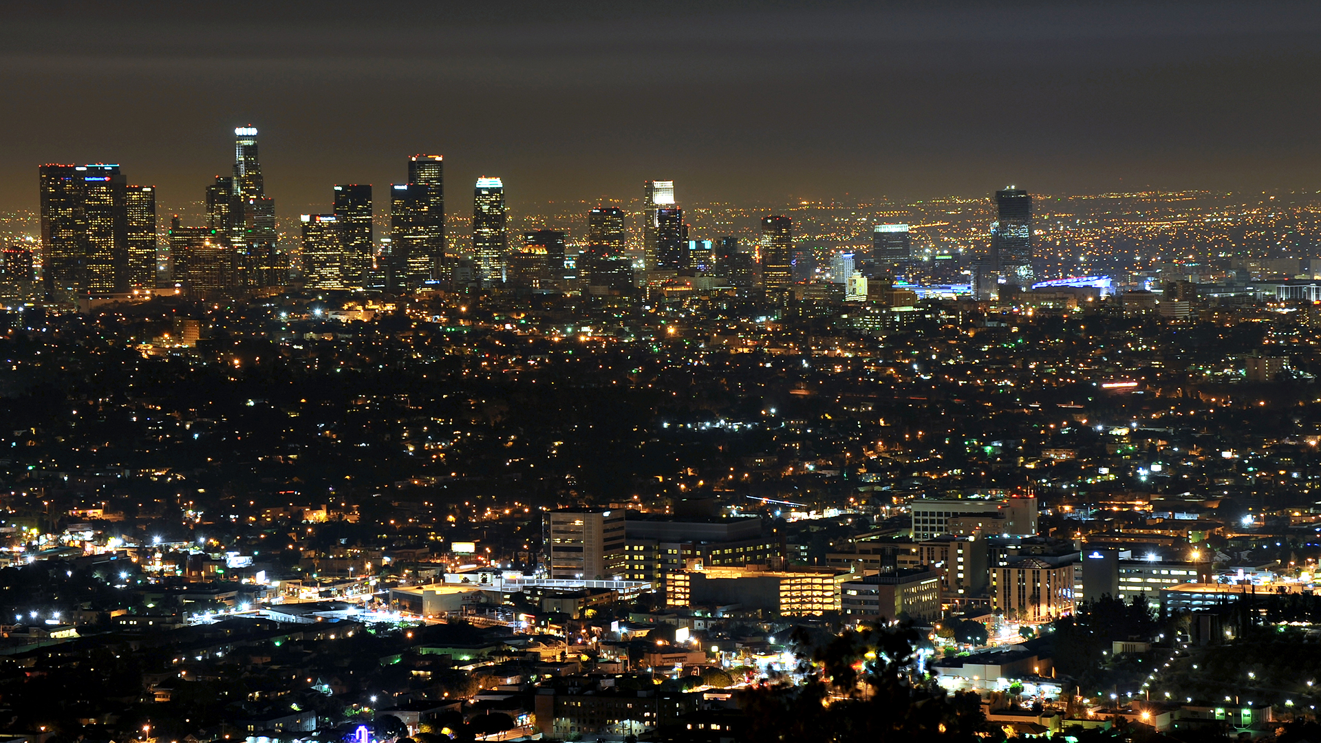Лос Анджелес панорама