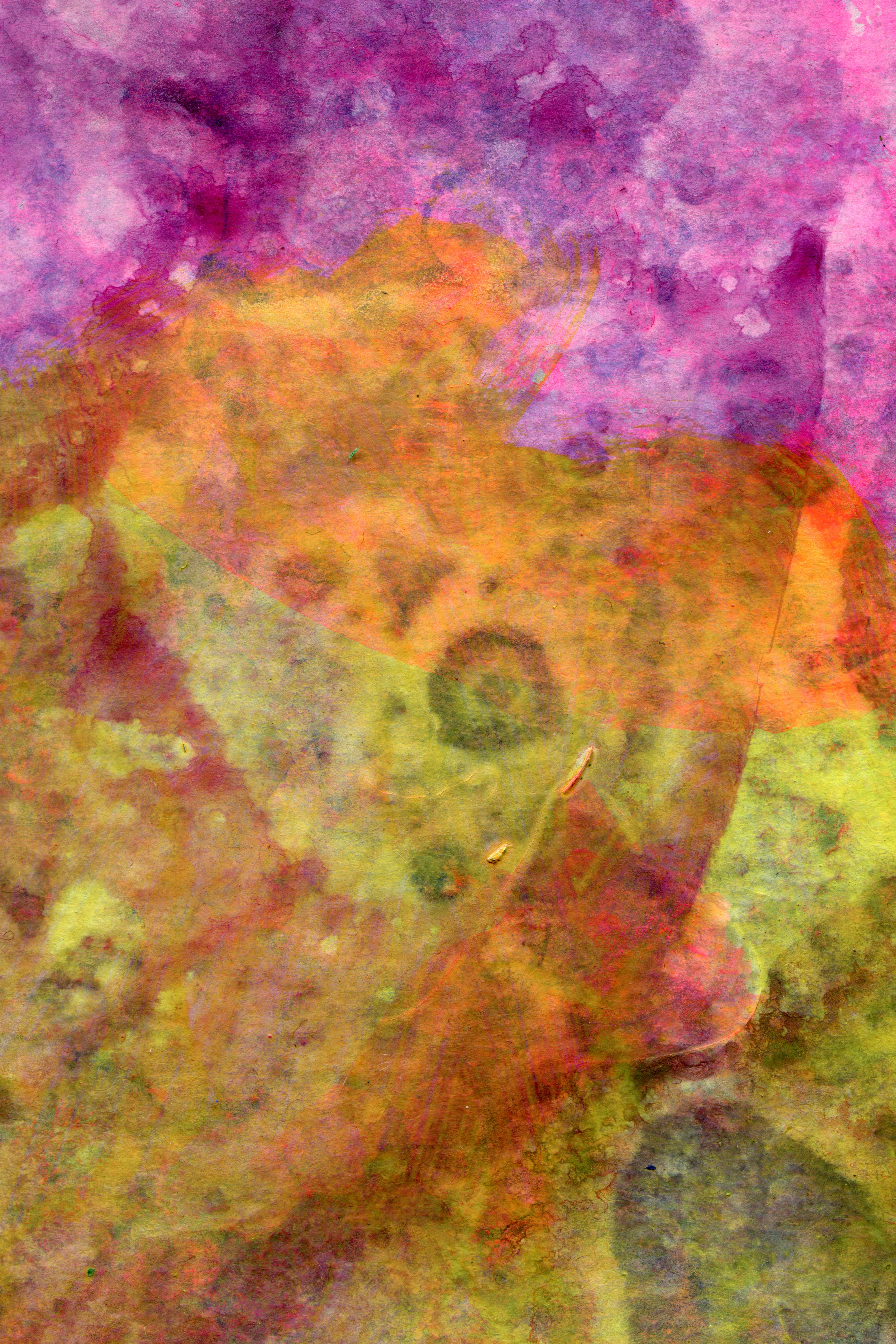 Free download wallpaper Divorces, Motley, Paint, Spots, Paper, Abstract, Multicolored, Wet, Stains on your PC desktop