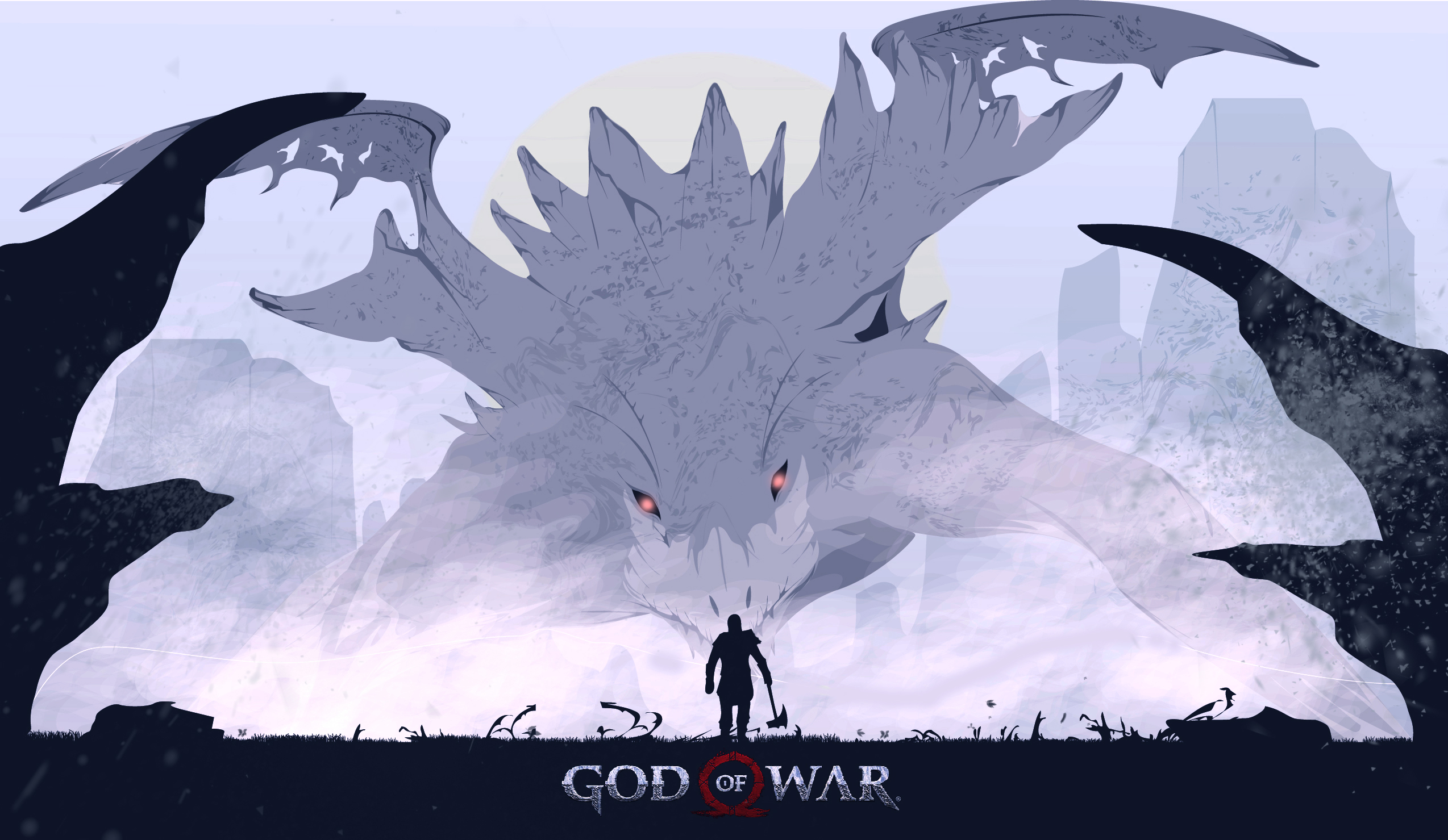 kratos (god of war), god of war, video game, god of war (2018) desktop HD wallpaper