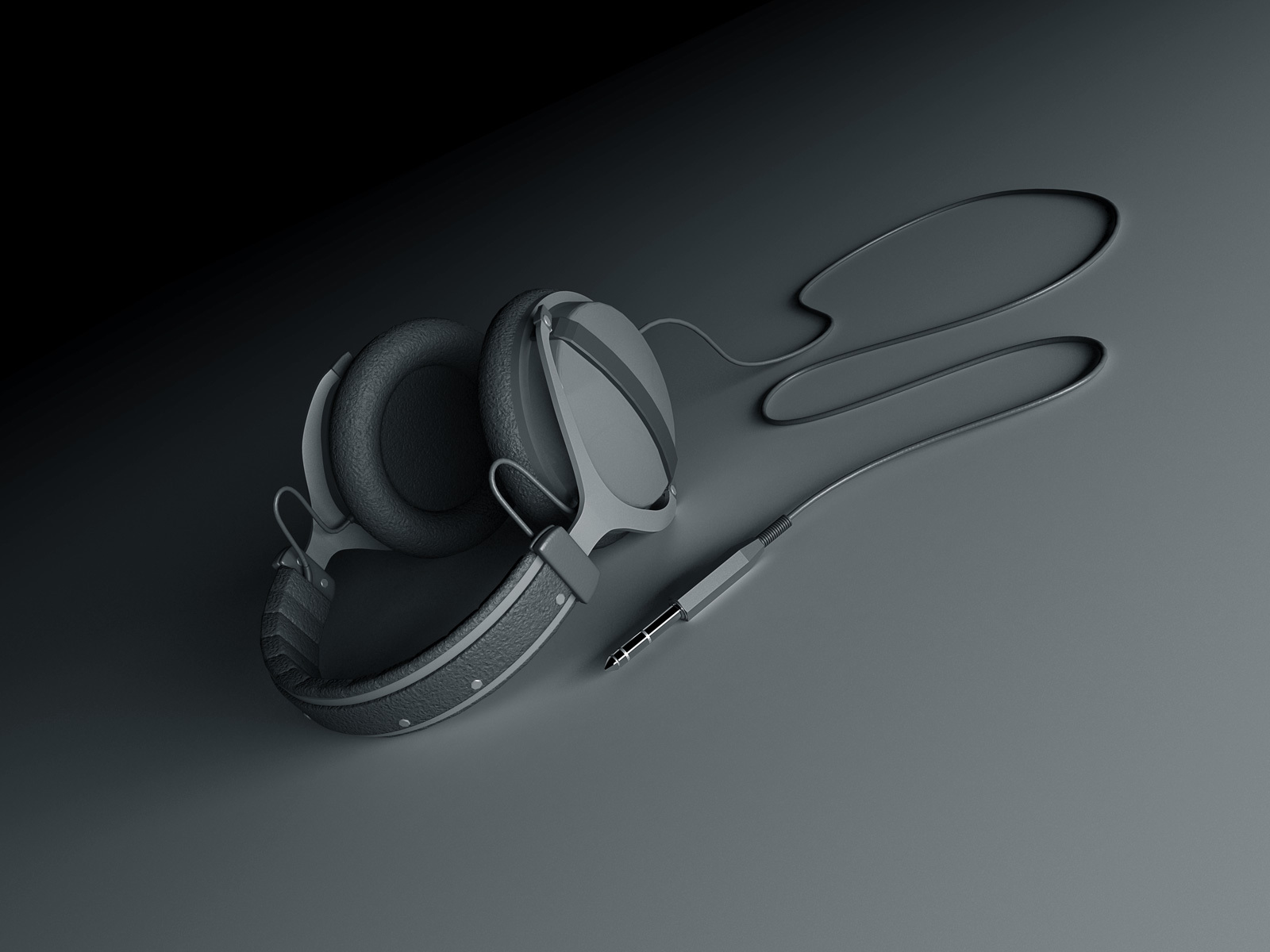 headphones, music, objects Free Stock Photo
