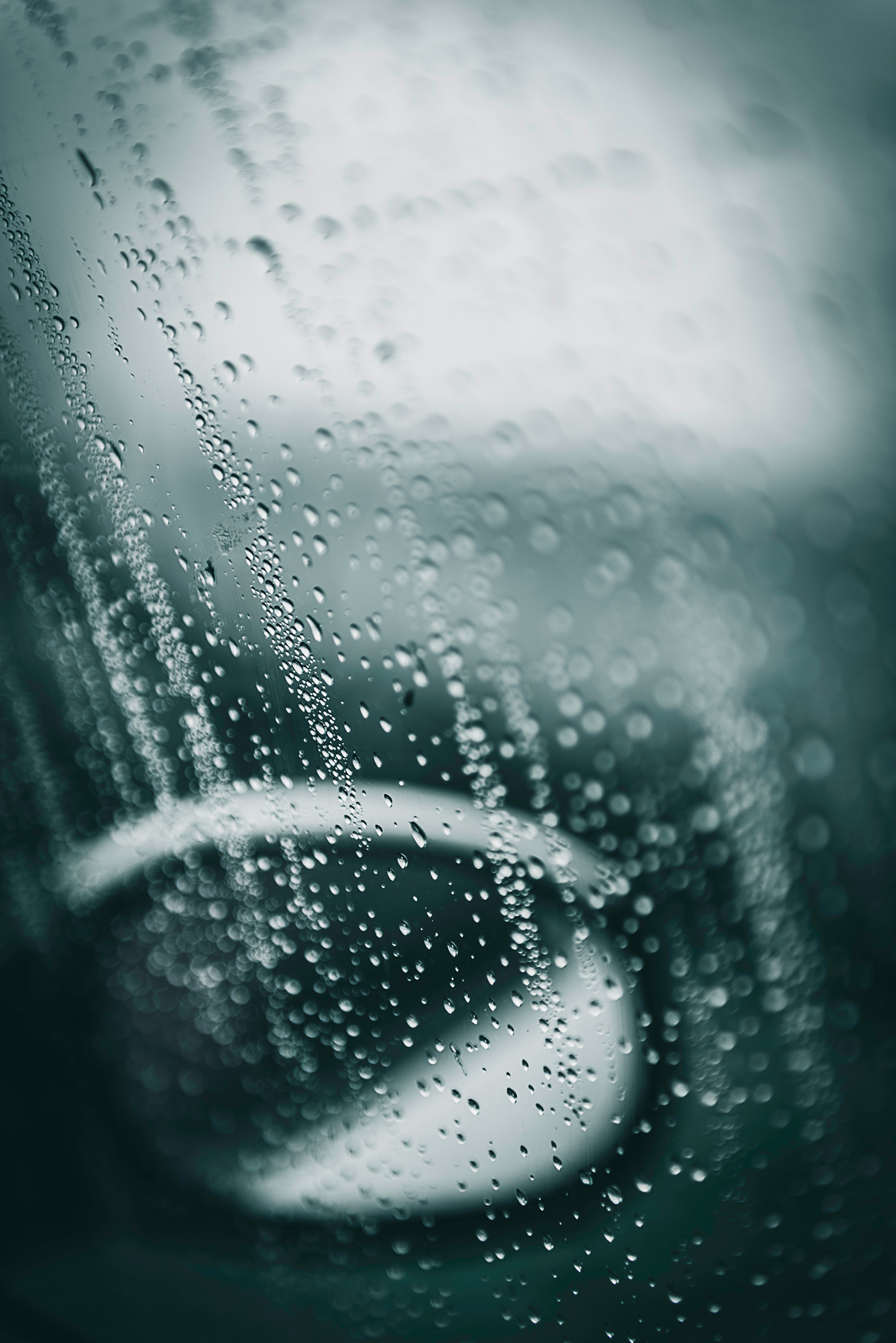 moisture, rain, drops, macro, surface, glass, window, mirror cell phone wallpapers