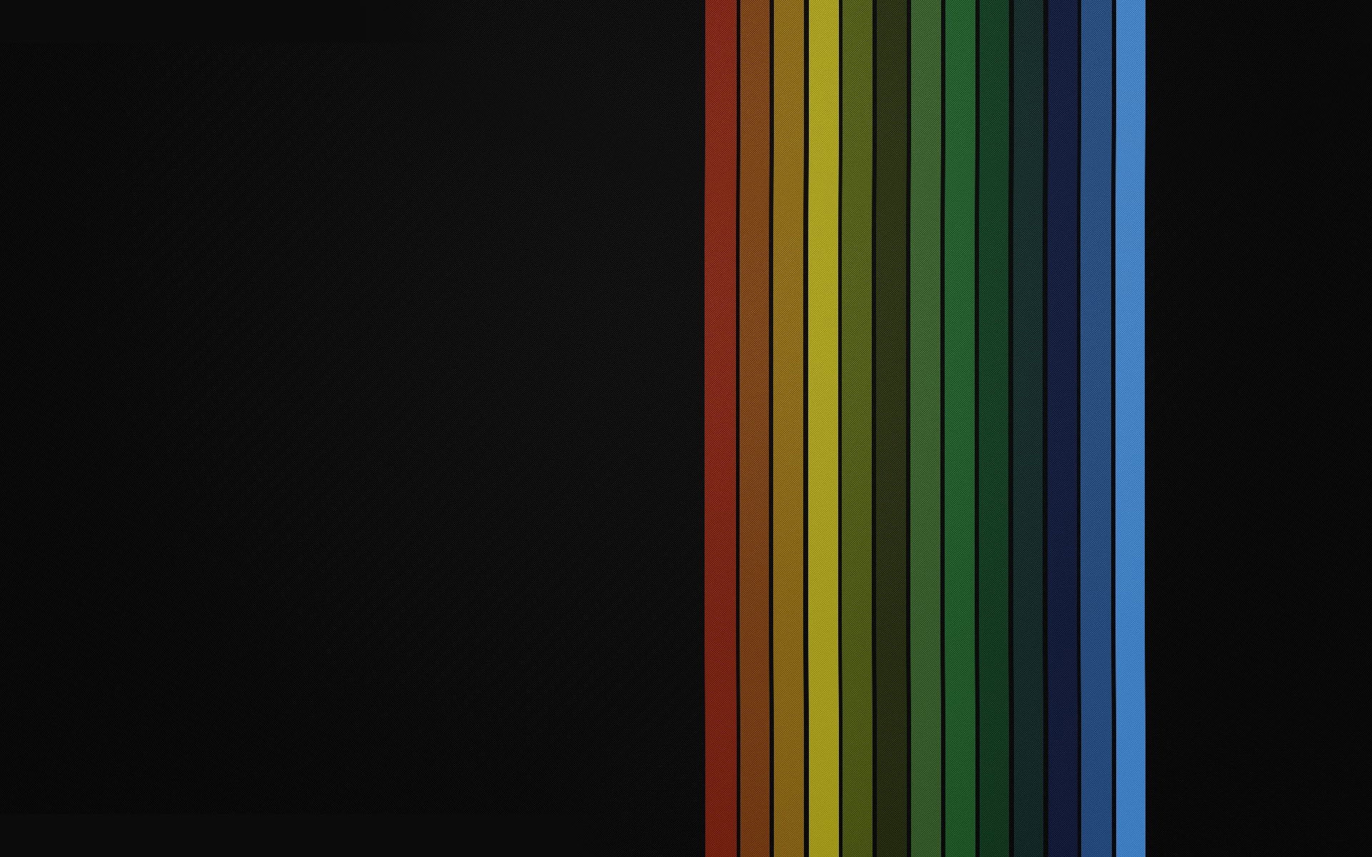 Разноцветные полосы на черном фоне