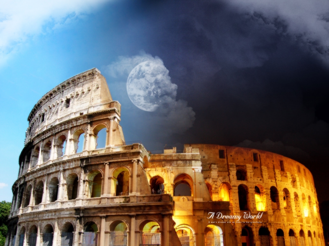 Download mobile wallpaper Landscape, Architecture, Colosseum for free.