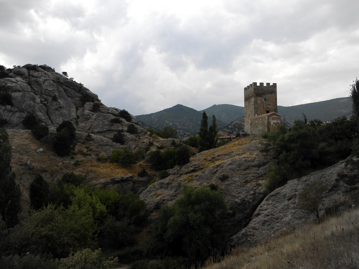 castles, landscape, mountains Smartphone Background