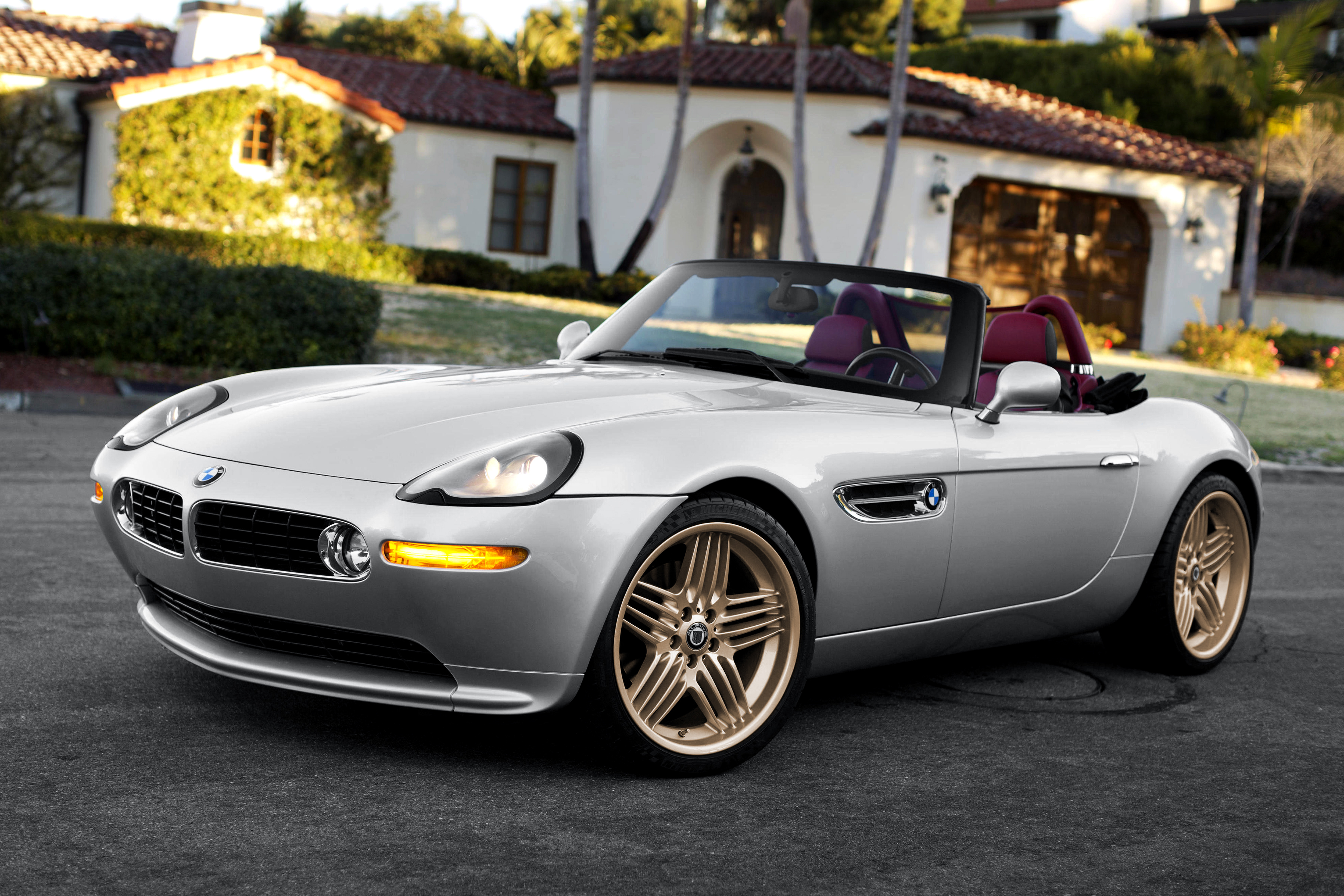 bmw, cars, side view, cabriolet, silver, silvery, z8, e52 HD wallpaper