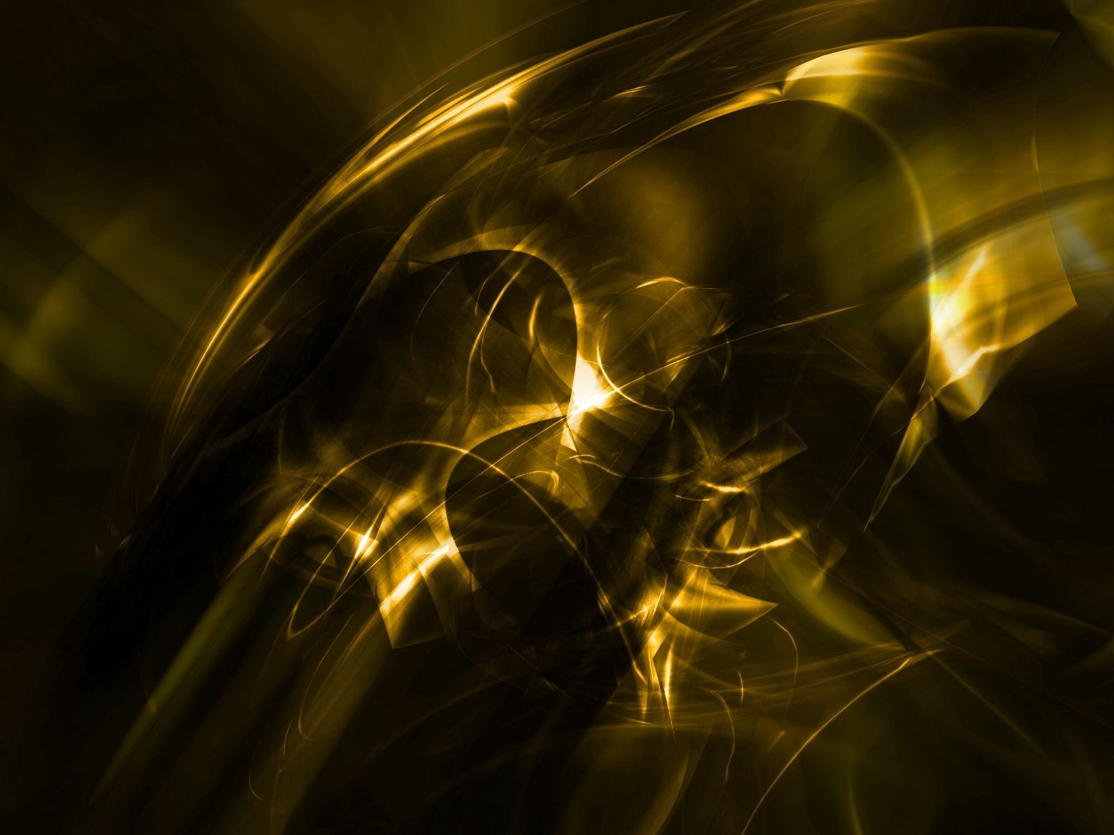 abstract, smoke, yellow, light, fractal, easy