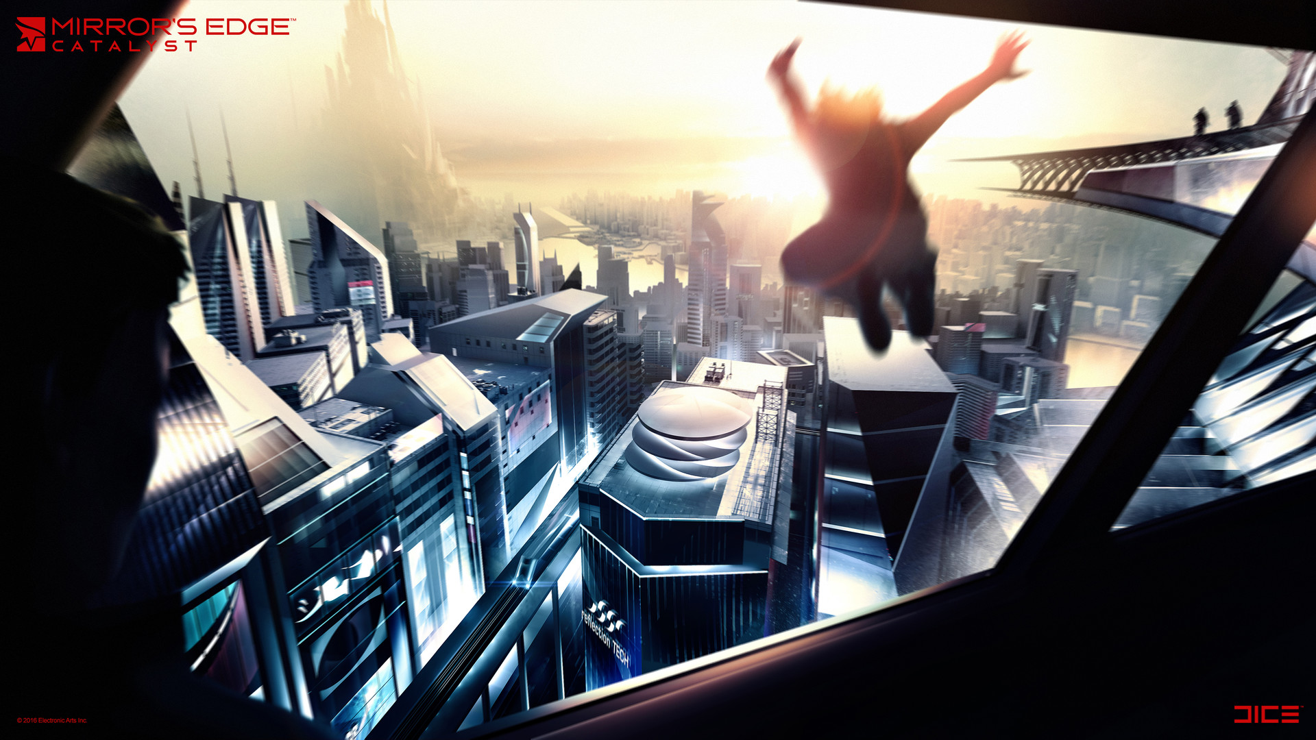 Artwork City at Night, Mirror's Edge: Catalyst, DICE