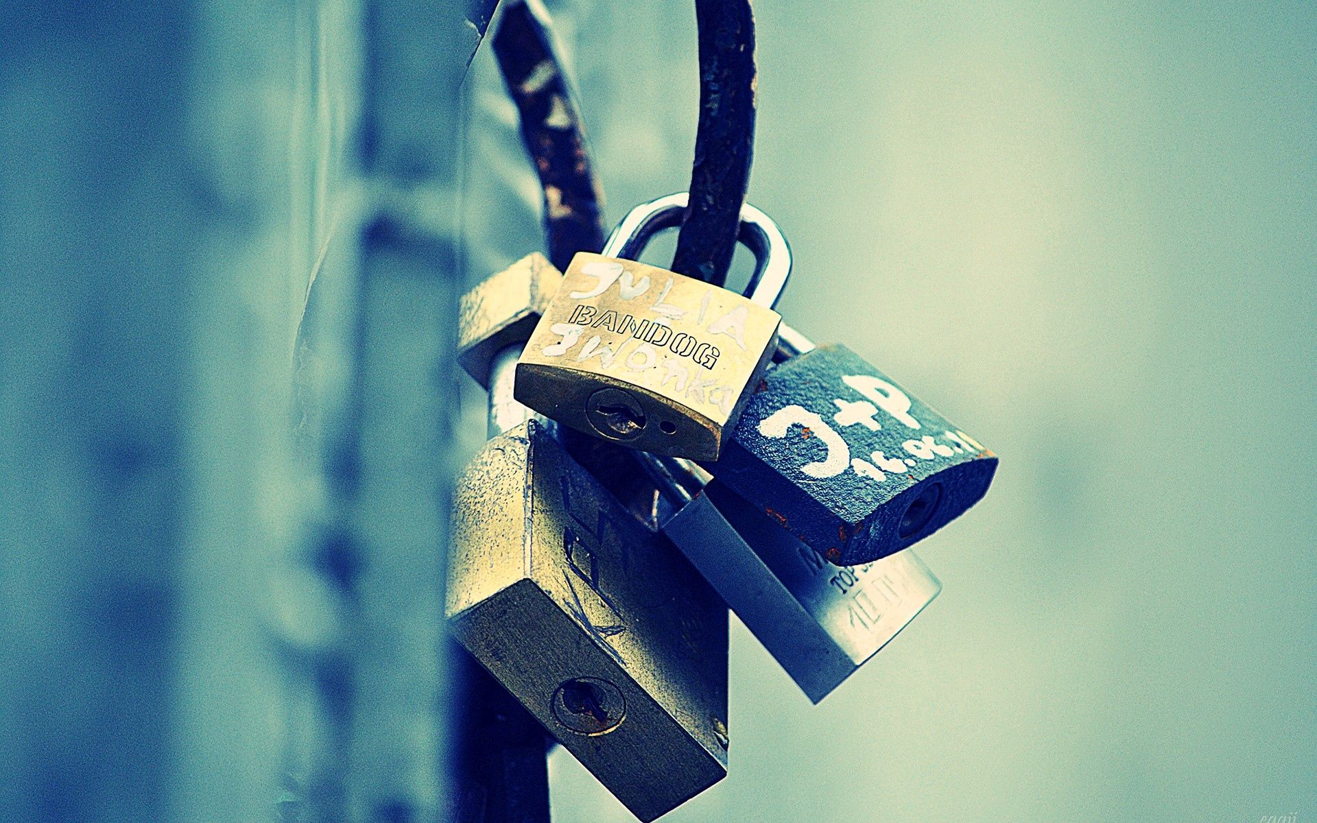 love, lock, metal, bunch, bundle, memory