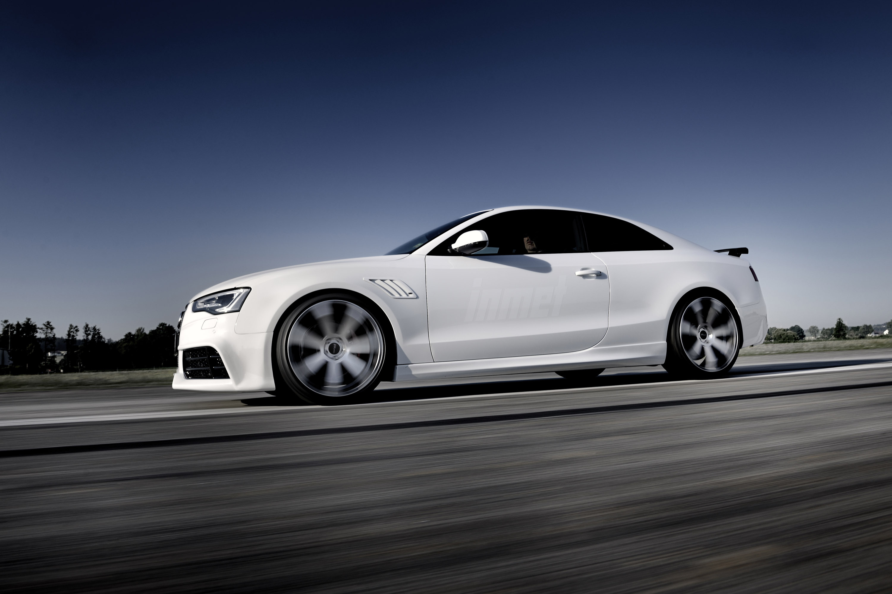audi, cars, white, side view, rs5