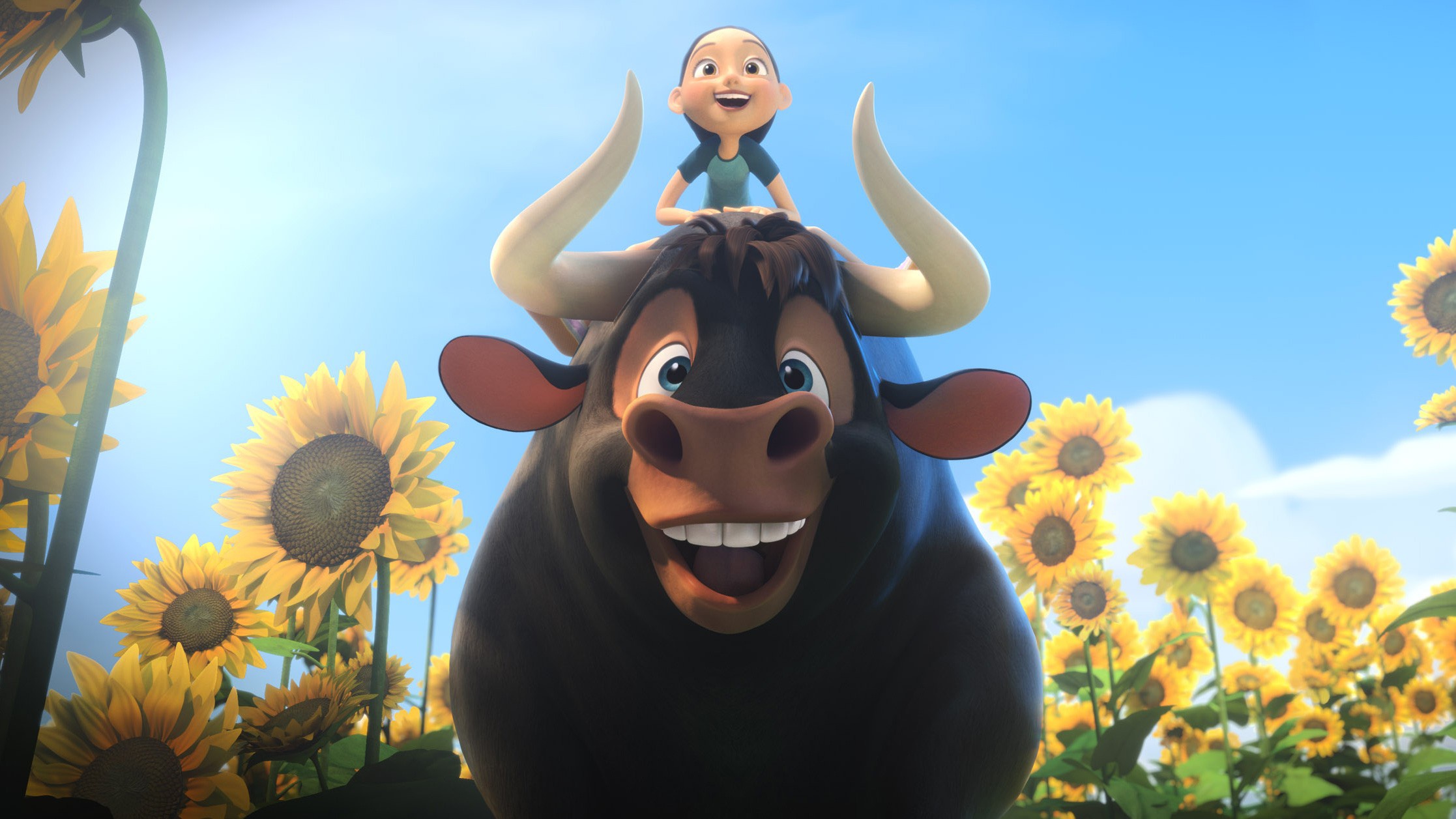 movie, ferdinand, bull, ferdinand (movie), flower, sunflower