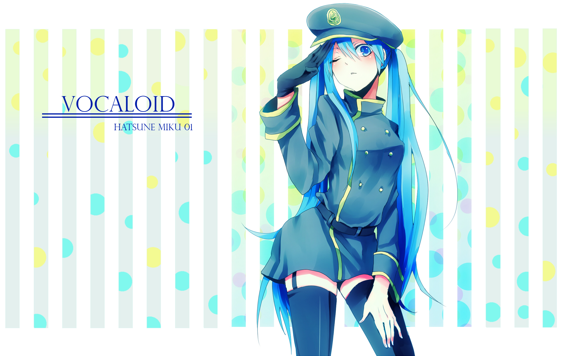 android anime, vocaloid, hatsune miku, uniform