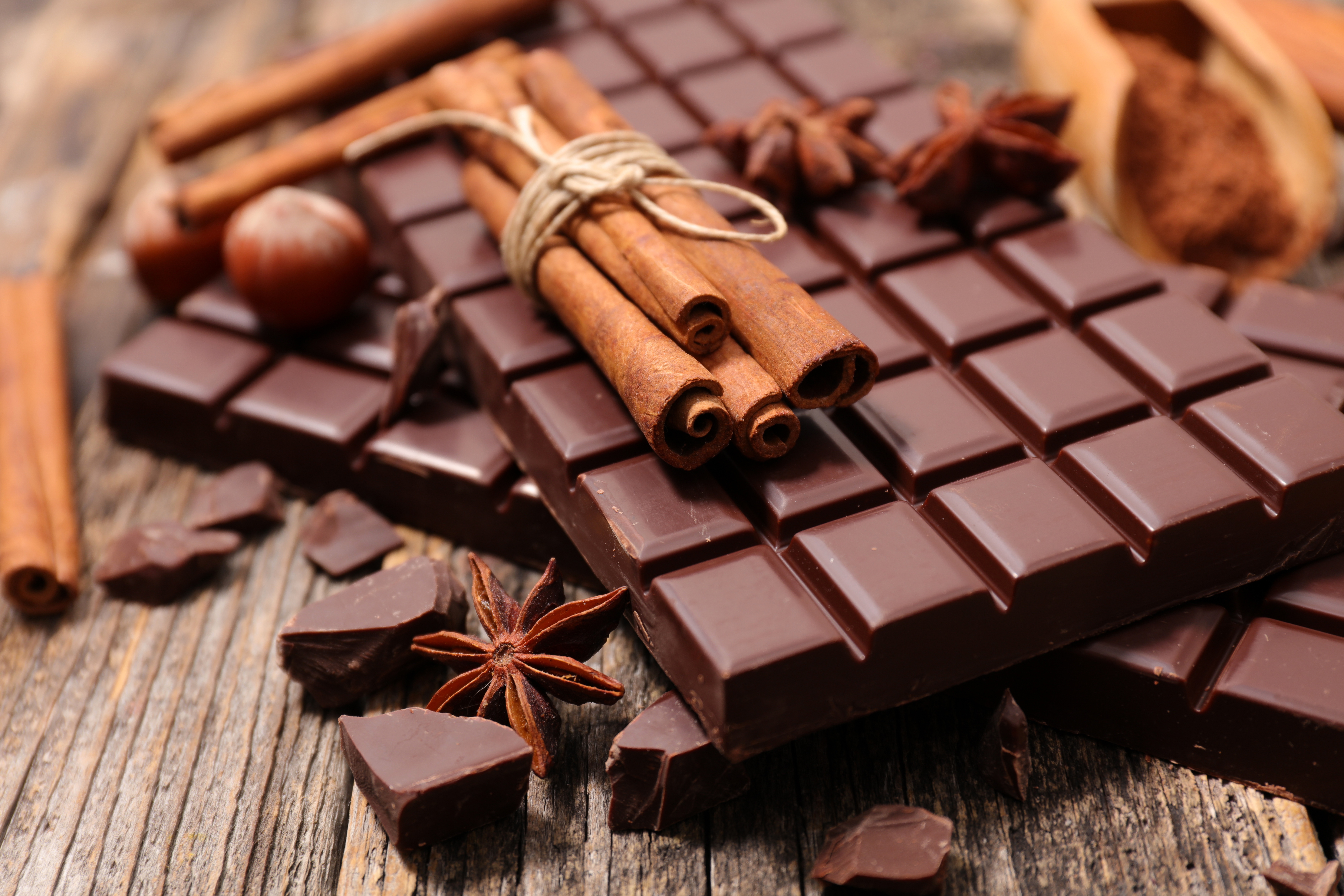 Free download wallpaper Food, Chocolate, Still Life, Cinnamon, Sweets, Star Anise on your PC desktop