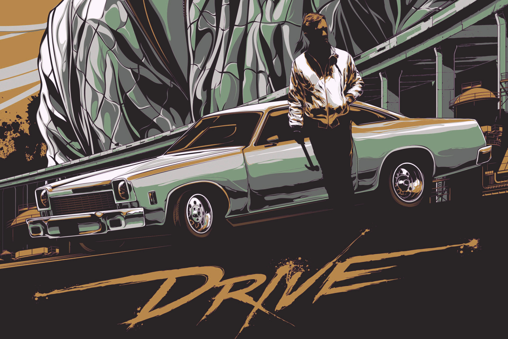 Арт драйв. Ретровейв Kavinsky. Drive 2011 Impala.