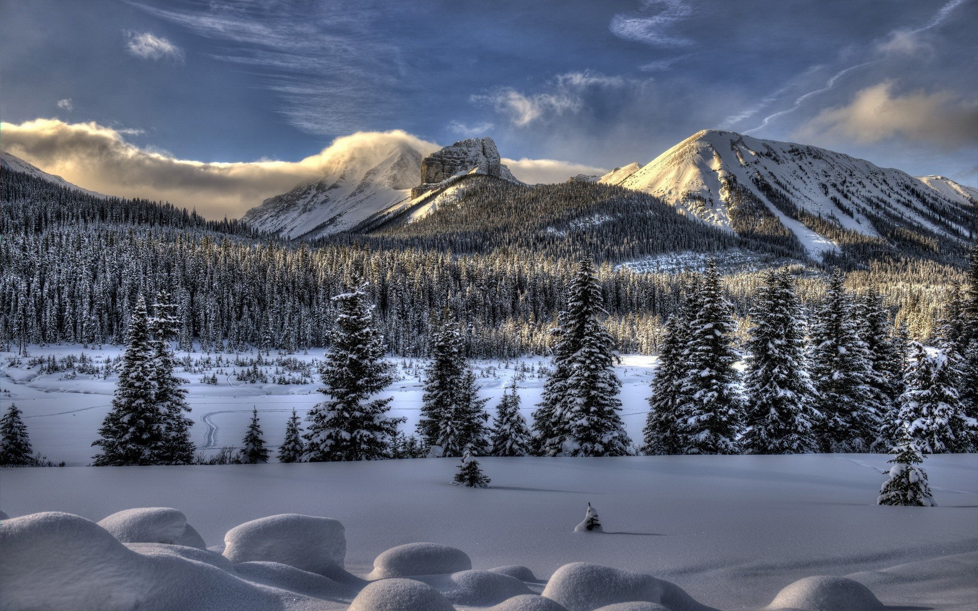 картинки зимние горы красивые