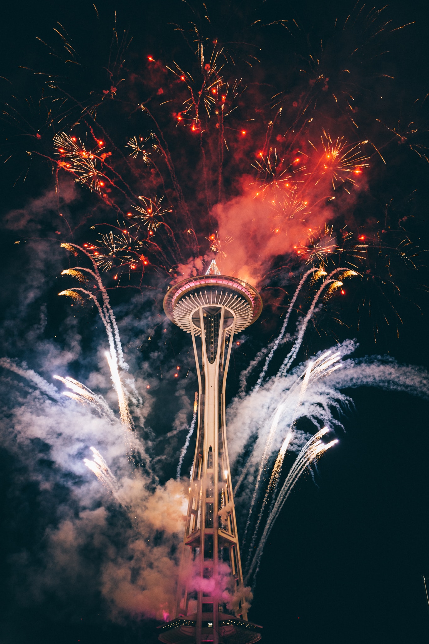 fireworks, firework, holidays, building, holiday, tower Free Stock Photo