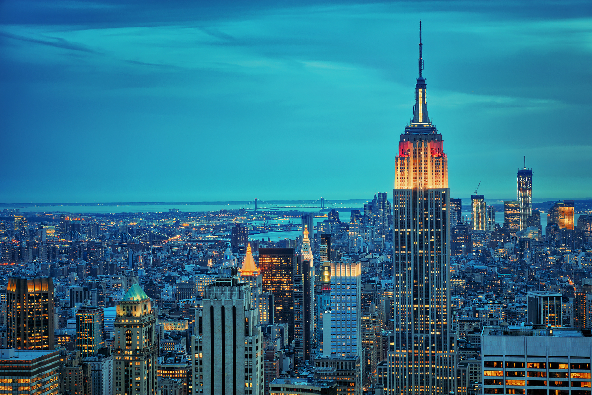 cityscape, new york, man made, city, empire state building, cities cell phone wallpapers