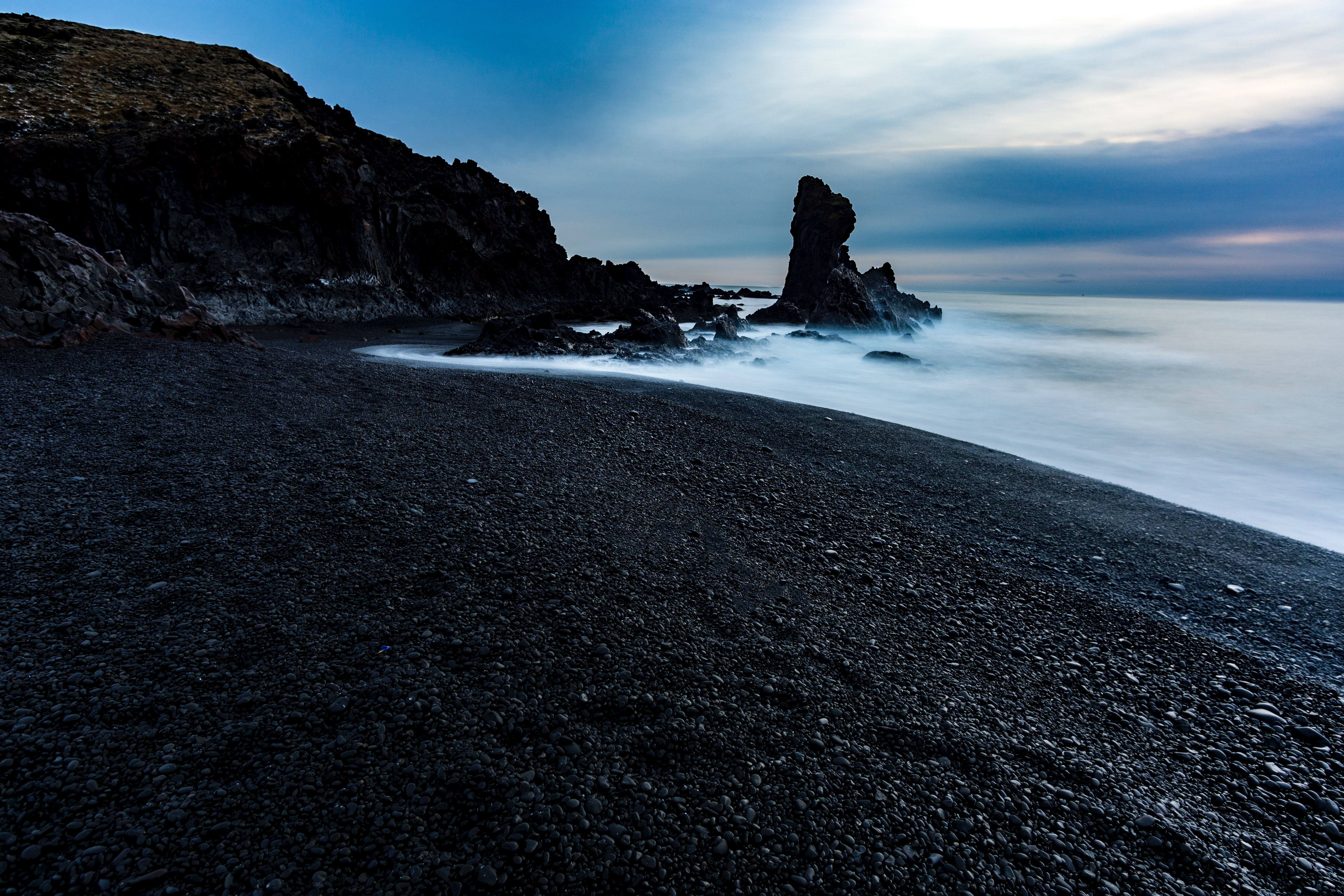 Download background nature, pebble, sea, rocks, coast