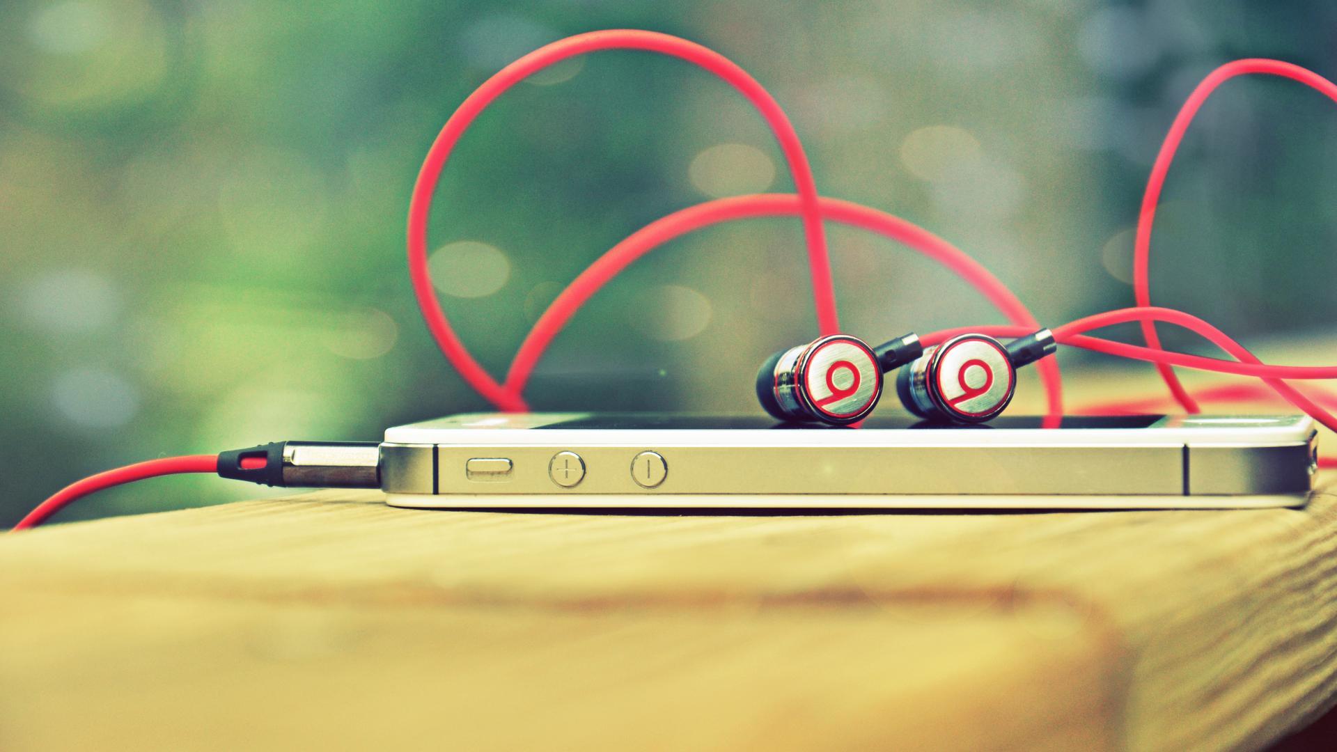 Download mobile wallpaper Music, Brands, Headphones for free.