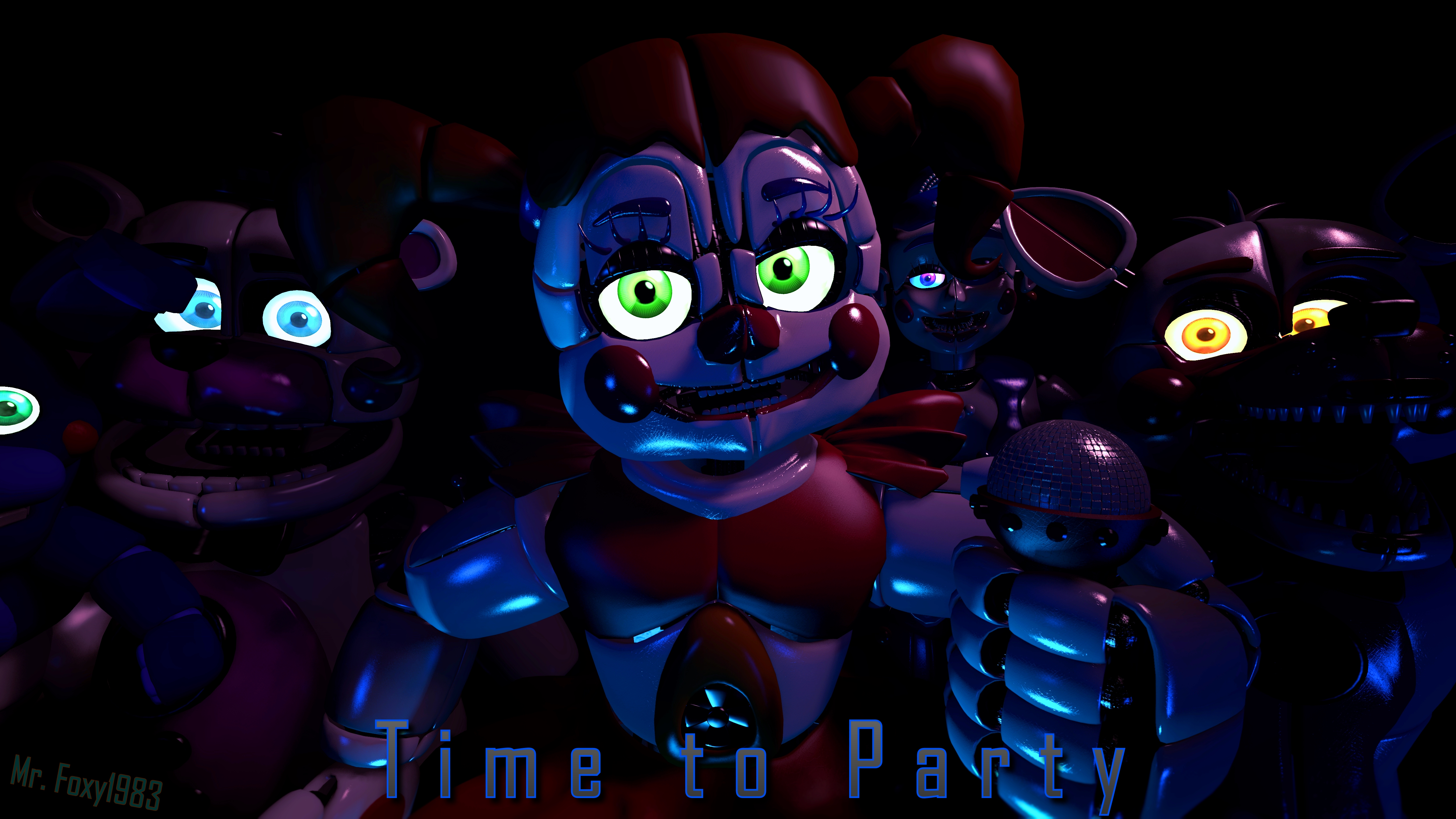 Five Nights At Freddys Sister Location wallpapers for desktop download  free Five Nights At Freddys Sister Location pictures and backgrounds for  PC  moborg