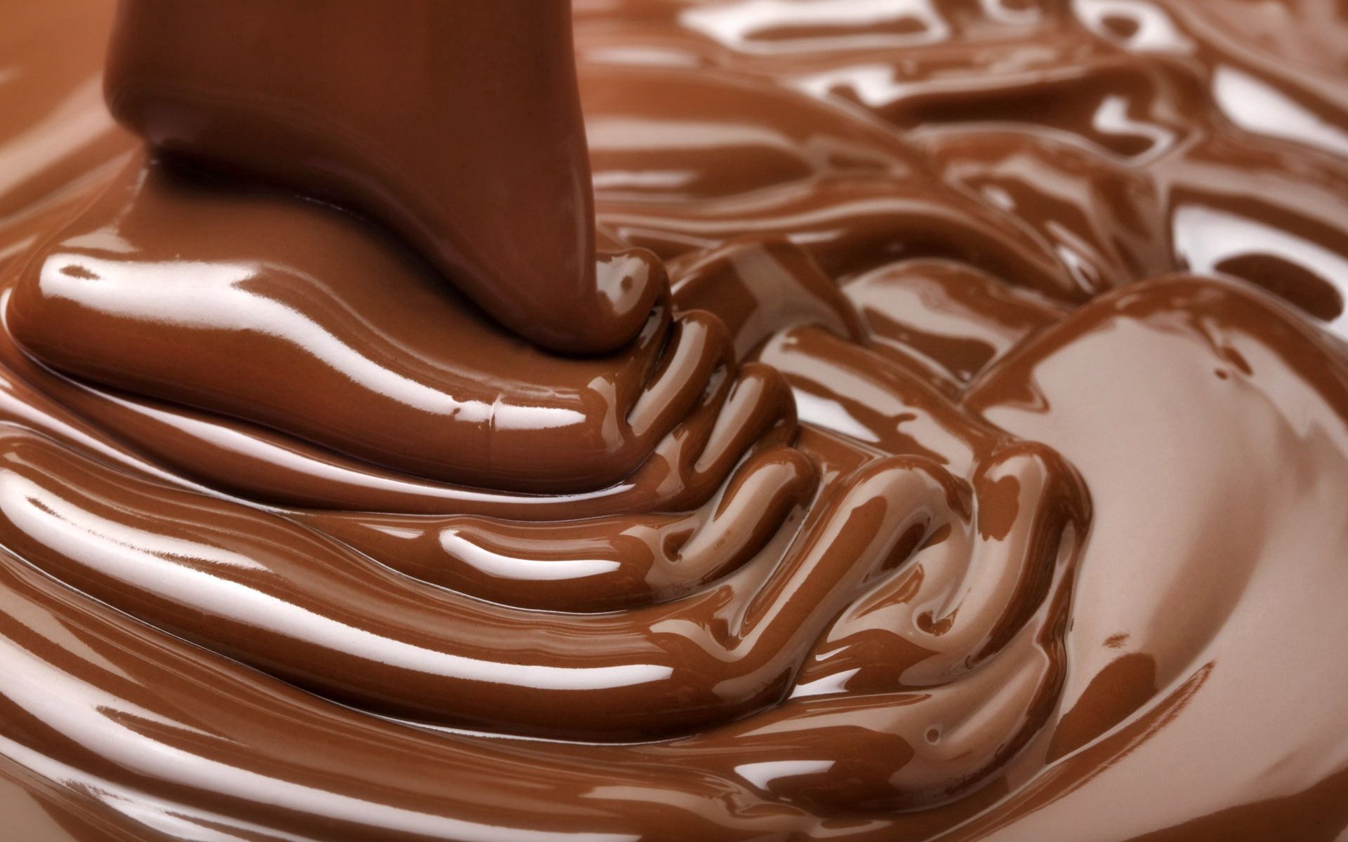 chocolate, macro, brown, flow, drips