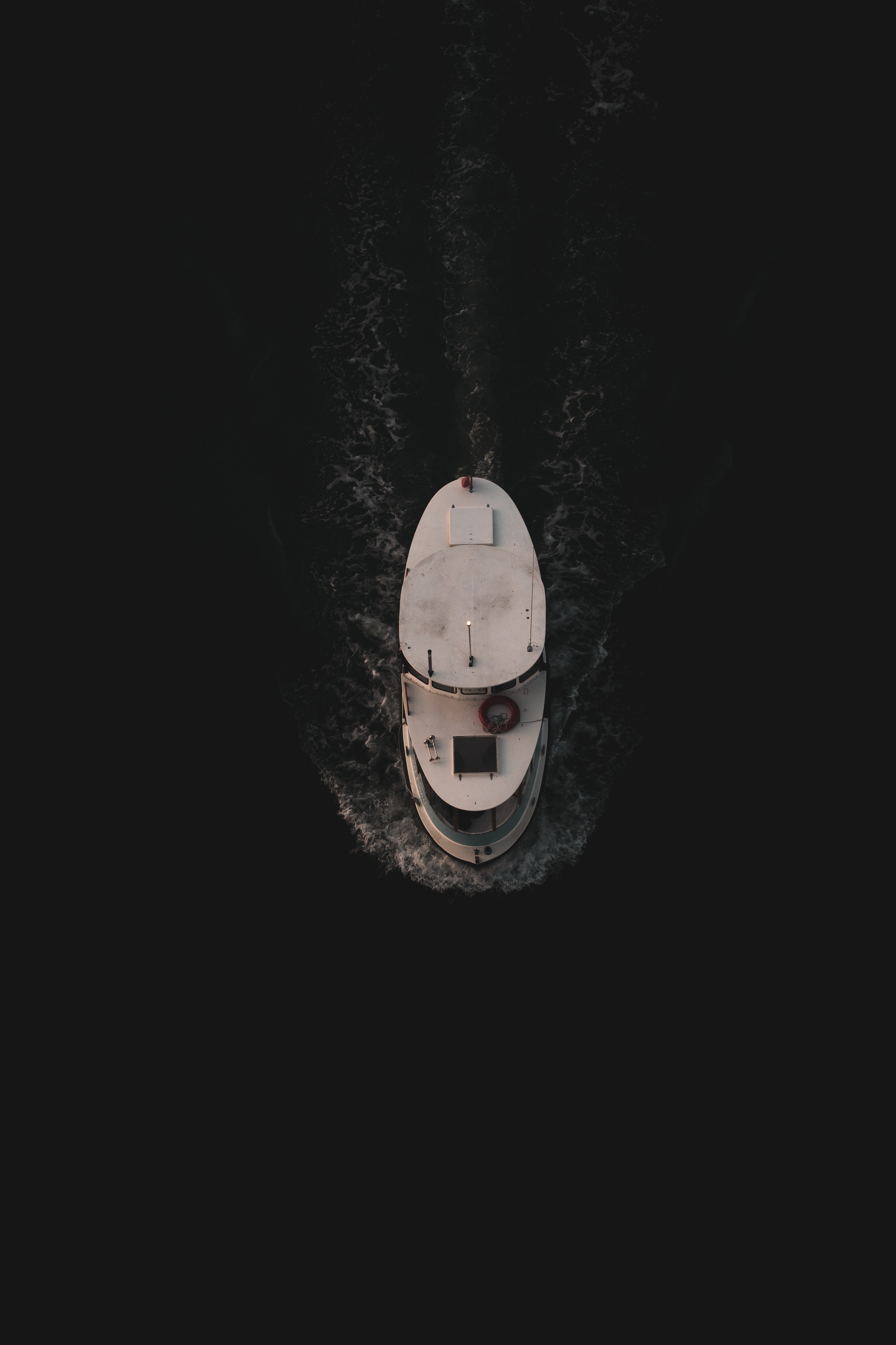 Download mobile wallpaper Miscellaneous, View From Above, Miscellanea, Water, Boat for free.