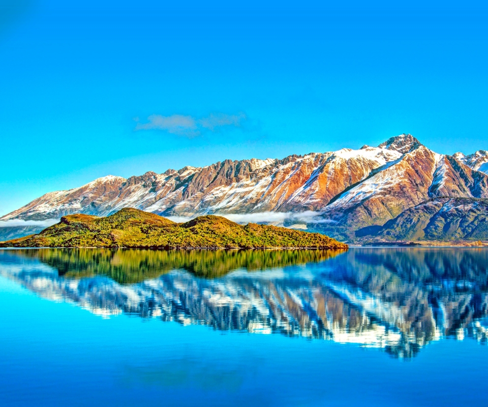 earth, lake wānaka, reflection, scenic, mountain, lake, lakes 5K