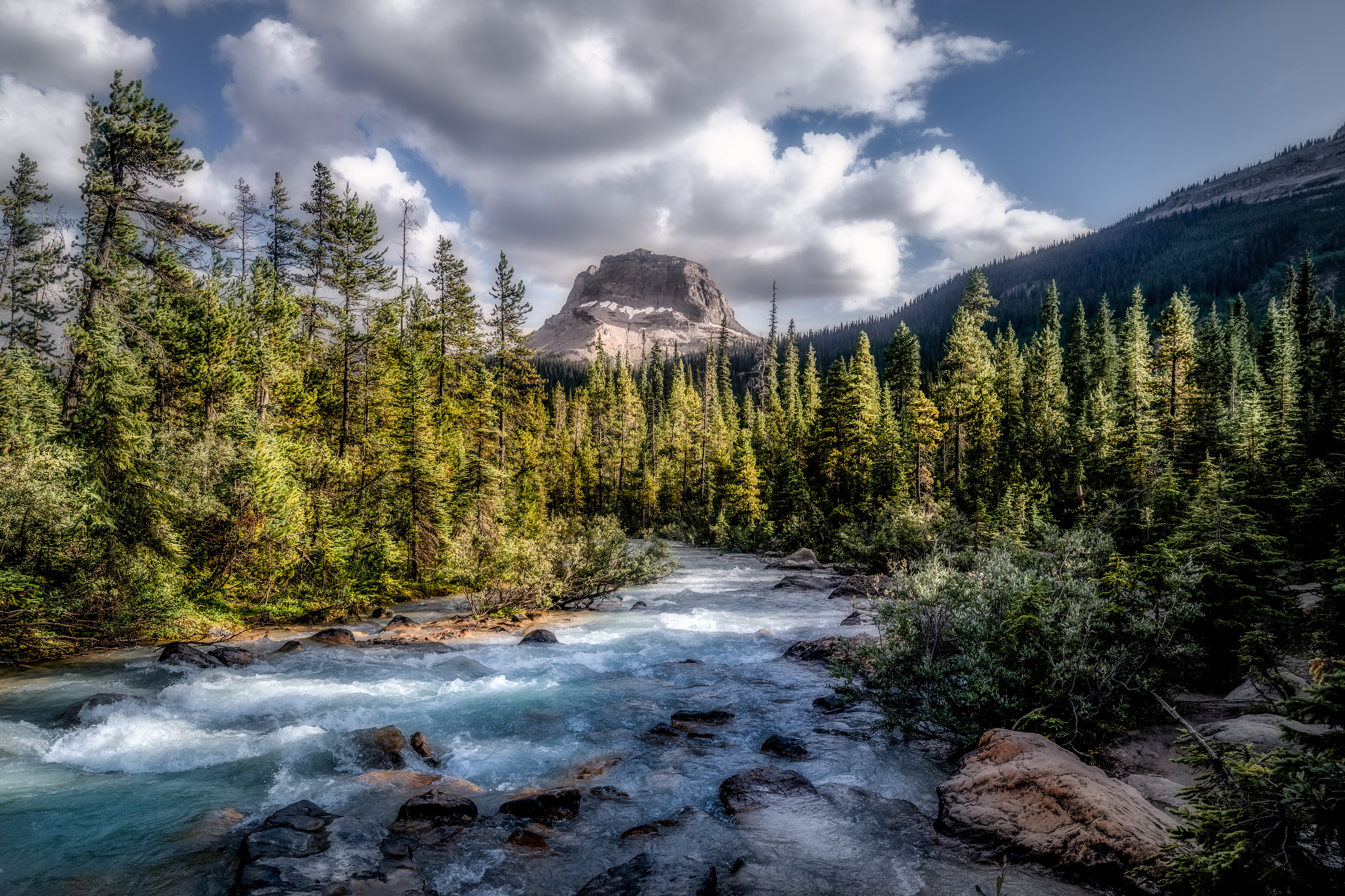 Laden Sie das Wald, Fließen, Stream, Natur, Mountains, Flüsse-Bild kostenlos auf Ihren PC-Desktop herunter