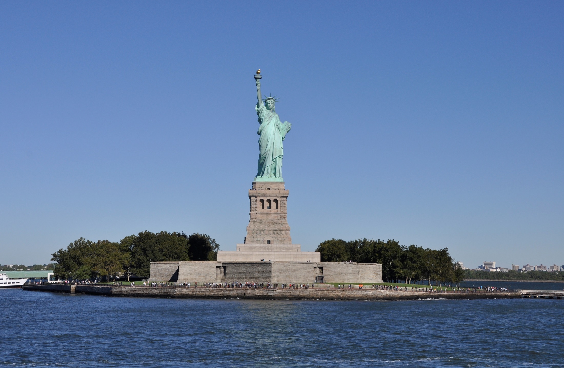 statue of liberty, man made, manhattan, monument, new york, sculpture, usa HD wallpaper